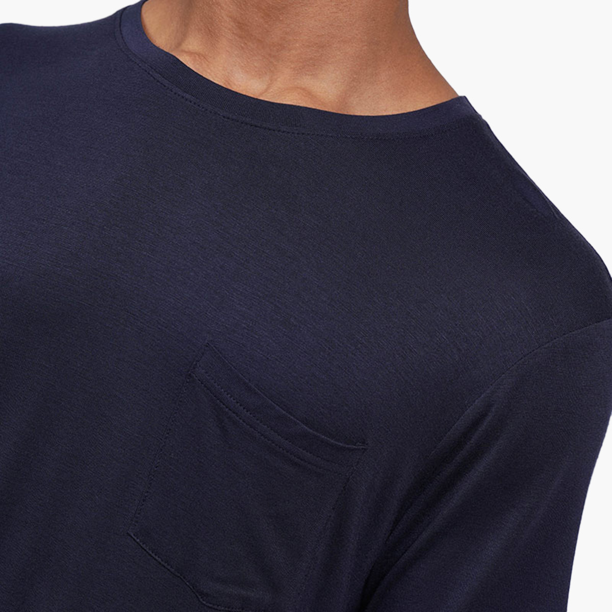 BlueAge Men Solid Round Neck Loungewear Set-men-clothing-nightwear-sets-image-2