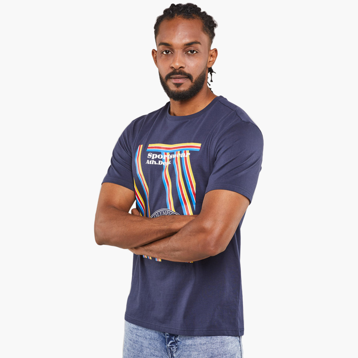 بلوايج أزرق تي شيرت-men-clothing-tshirtsandpolos-tshirts-image-2