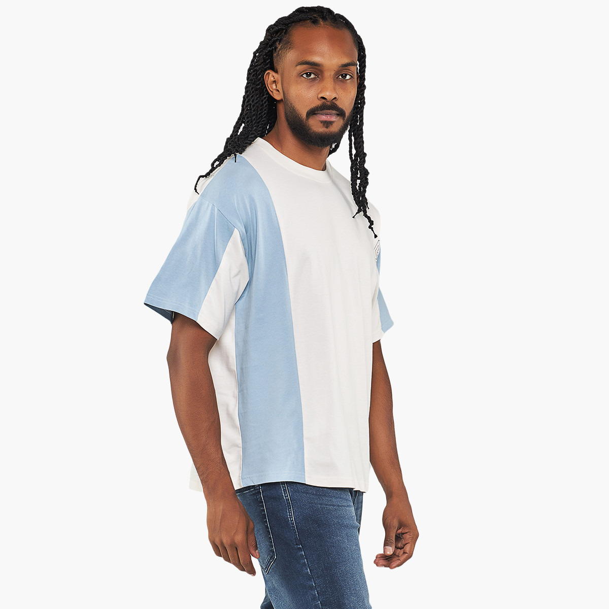 BlueAge Men Colour Blocking Crew Neck T-Shirt-men-clothing-tshirtsandpolos-tshirts-image-5