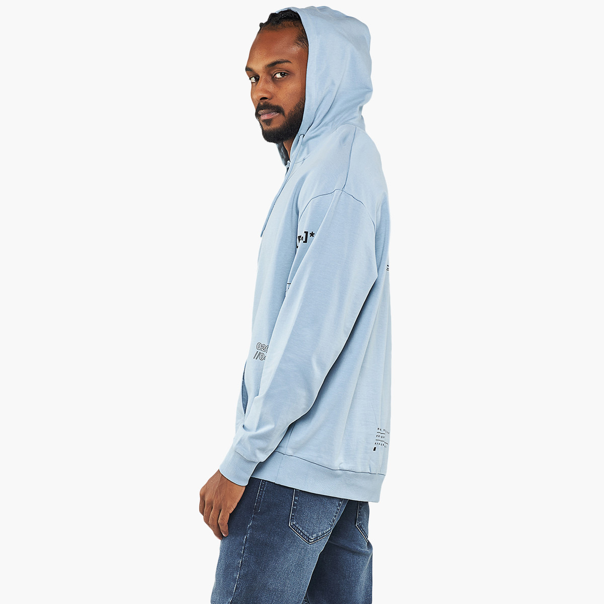 BlueAge Men Printed Kangaroo Pocket Hooded Sweatshirt-men-winterwear-hoodiesandsweatshirts-image-3