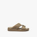 Steve Madden Men's Buckle Accented Slip-On Arabic Sandals-Men%27s Sandals-thumbnail-0