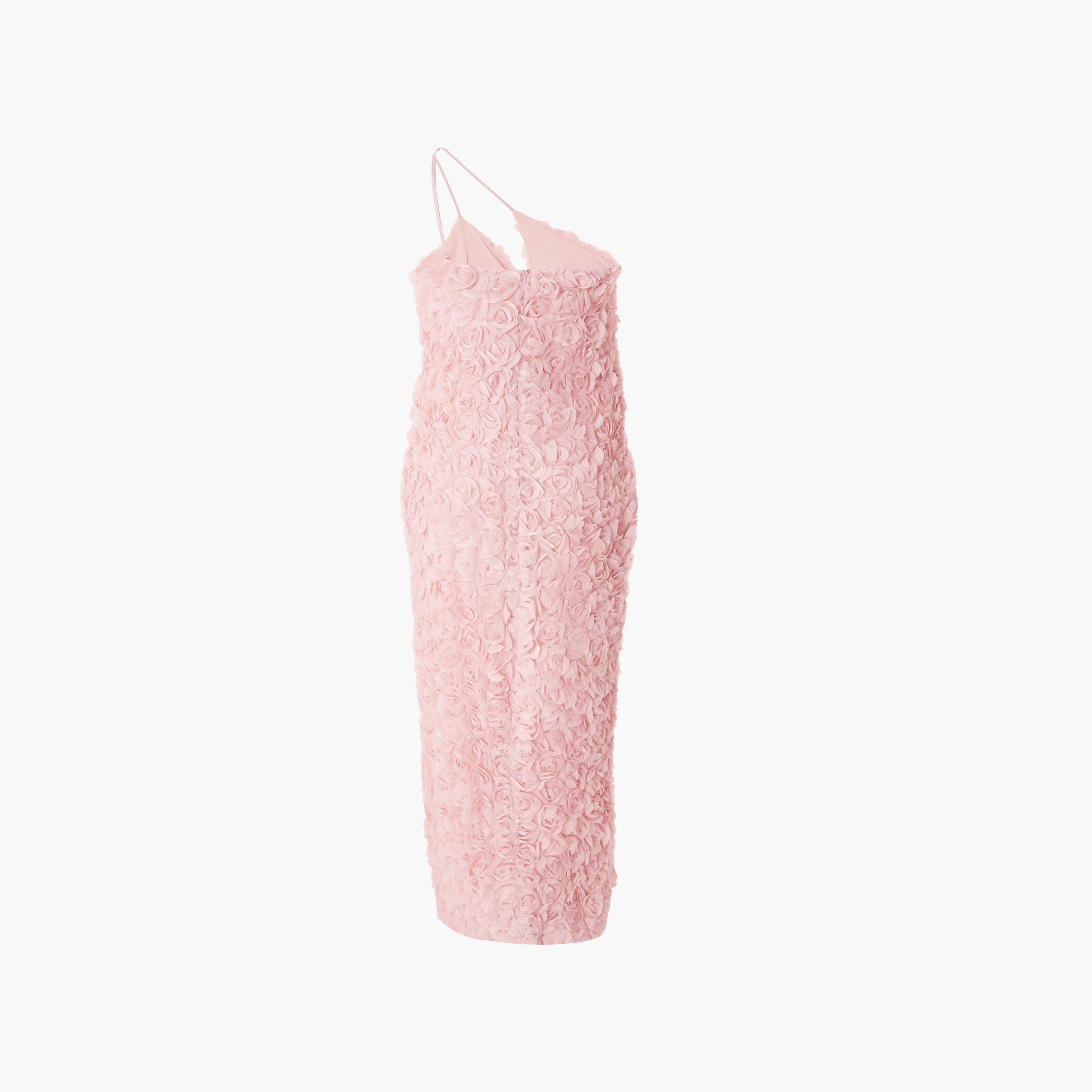 Quiz Plus Size Corsage Chiffon One-Shoulder Women's Evening Maxi Dress-women-clothing-dresses-image-12