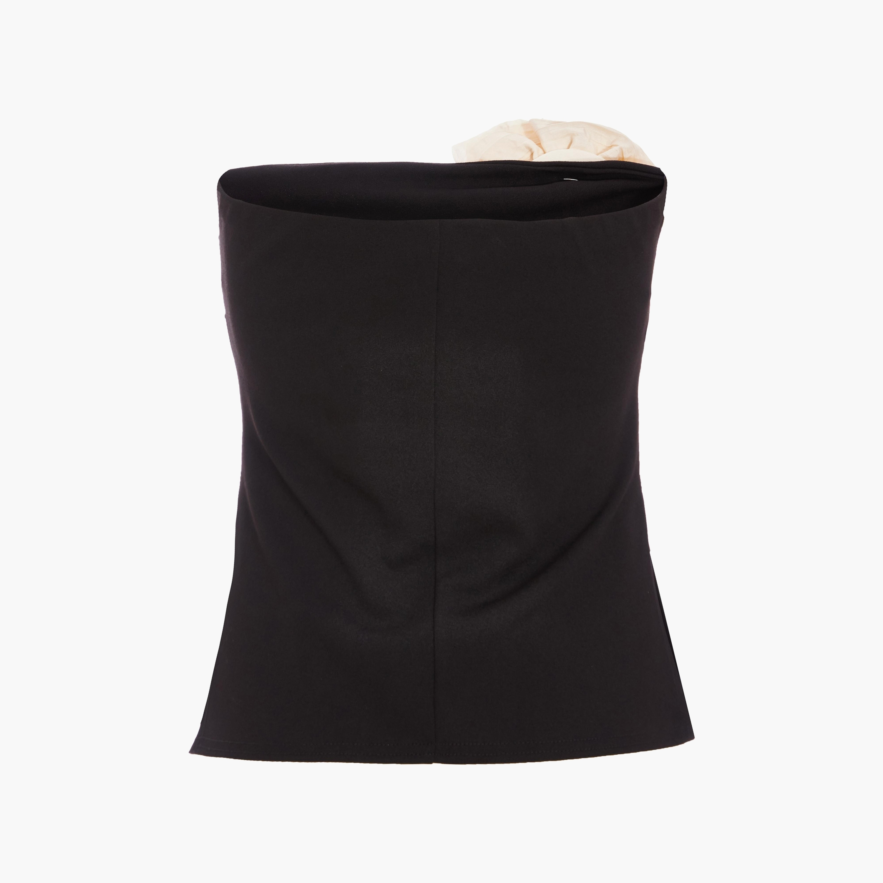 بلوزة نسائية سوداء من قماش الكريب سكوبا من كويز-women-clothing-shirtsandblouses-blouses-image-6