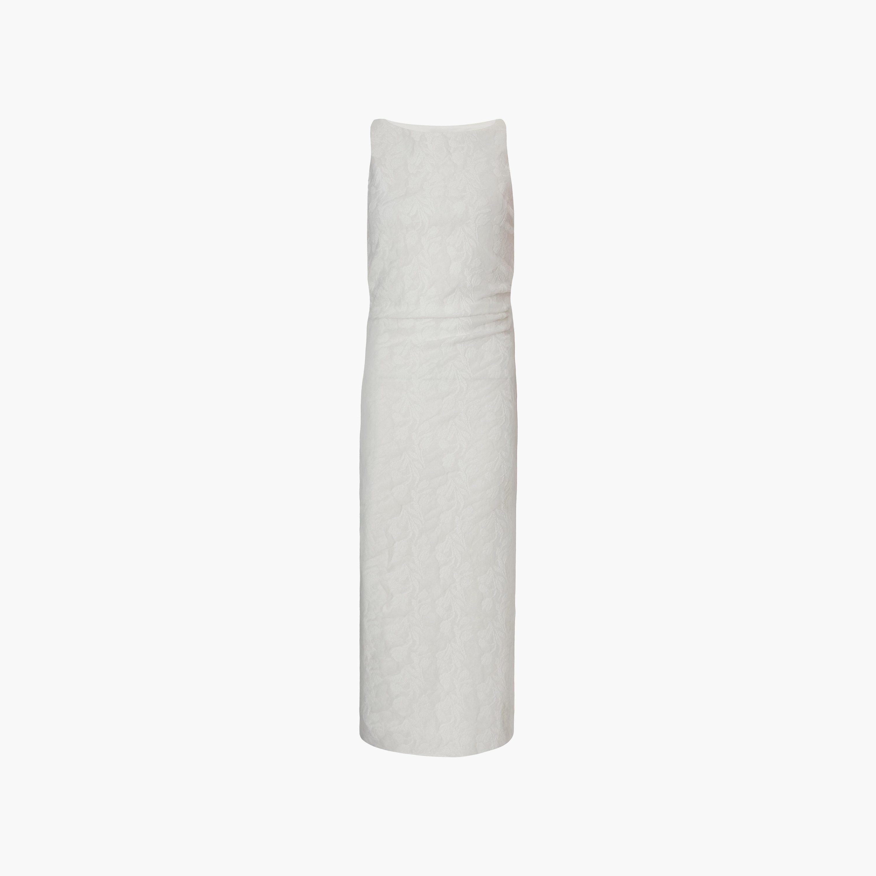 Quiz White Jacquard Bodycon Women's Maxi Dress-women-clothing-dresses-image-5
