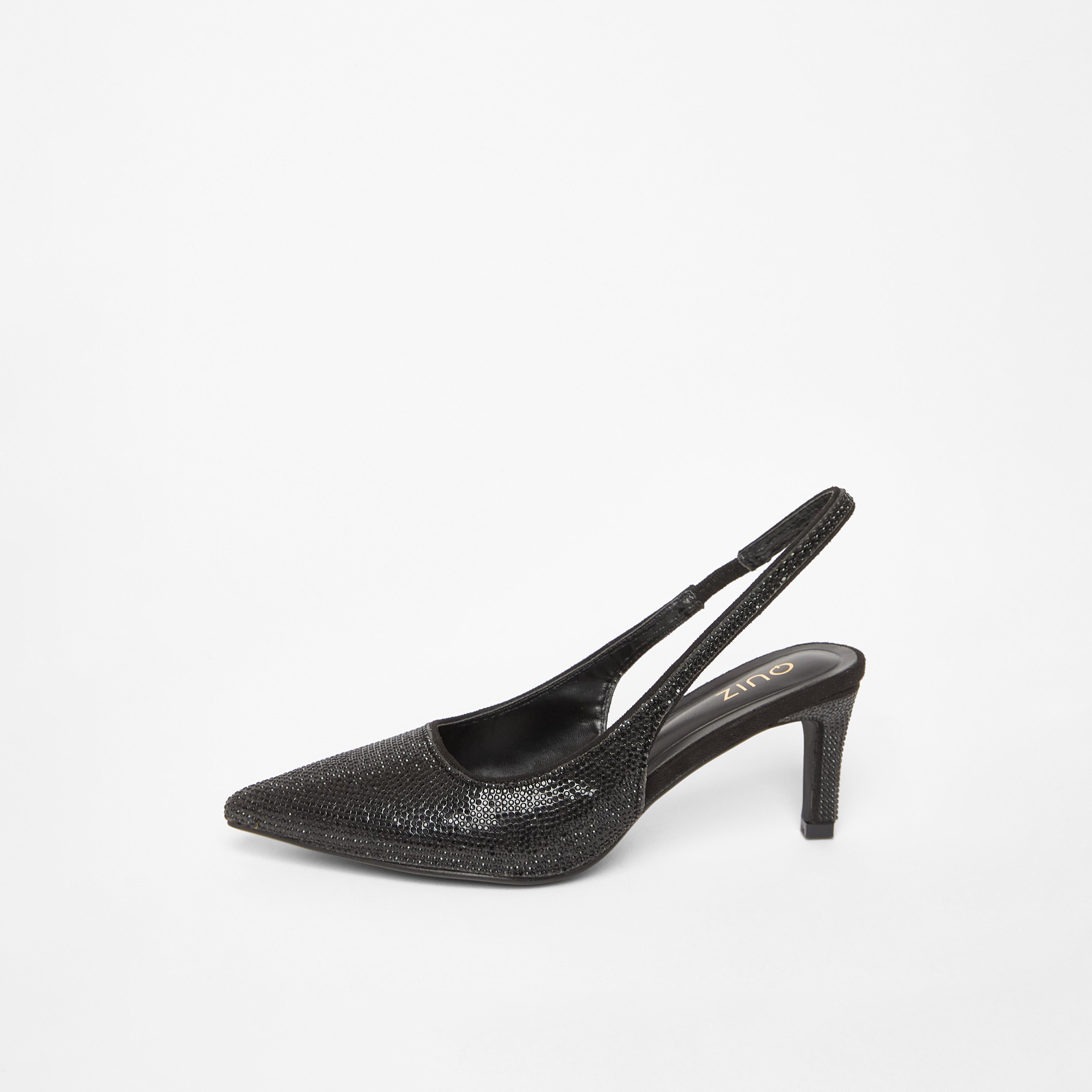 Quiz Diamante Sling Back Stiletto Heel Court Shoe | 201736000-women-shoes-heels-image-5