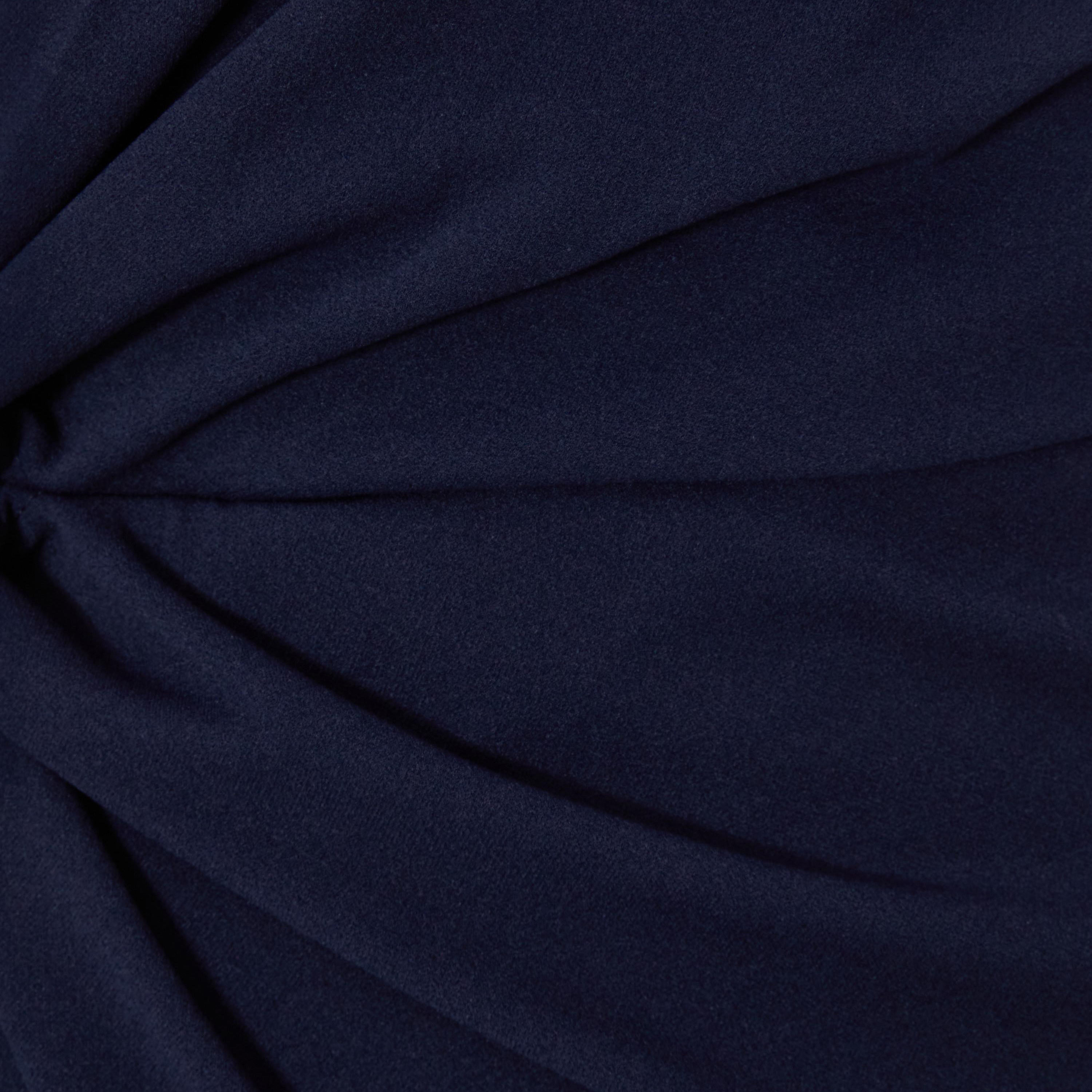 Quiz Navy Scuba Crepe Wrap Women Midi Dress-women-clothing-dresses-image-4