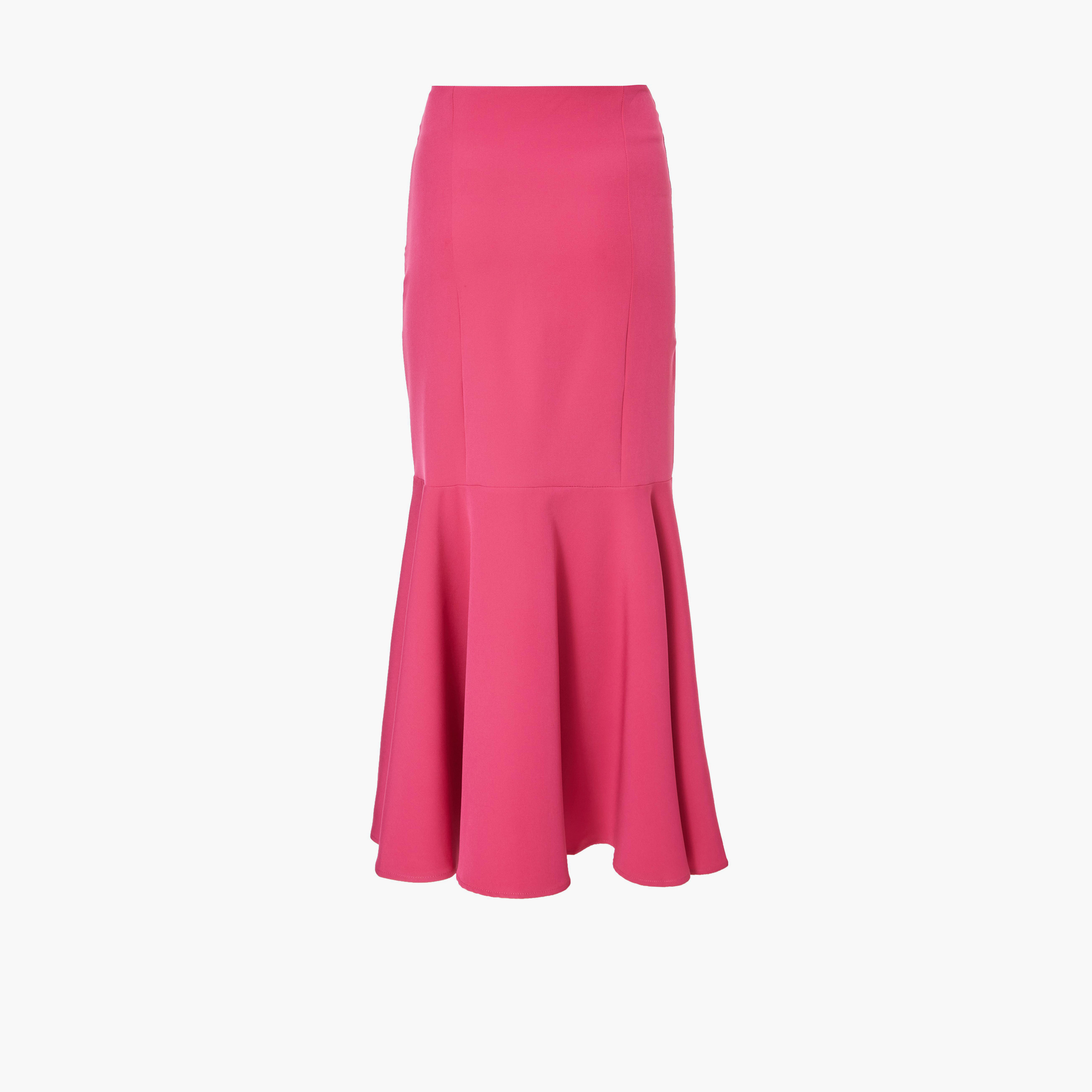 كويز-  تنورة ماكسي من قماش باربي بطبقات وحاشية أرجوانية-women-clothing-bottoms-skirts-image-5
