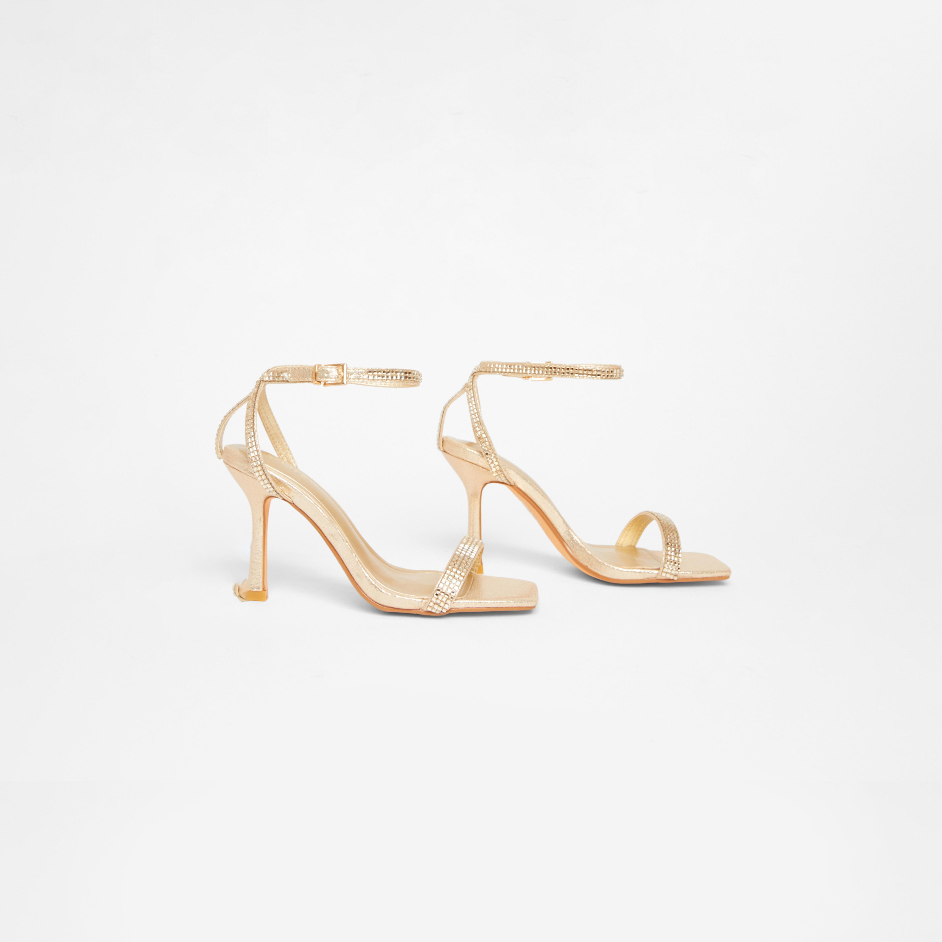 كويز صندل نسائي بكعب ستيليتو مدبب وأربطة مرصعة بالماس حول الكاحل | 201799650-women-shoes-sandals-heeled-image-2