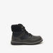 Lee Cooper Boys' Lace-Up High Cut Boots with Fur Detail-Boy%27s Boots-thumbnailMobile-0