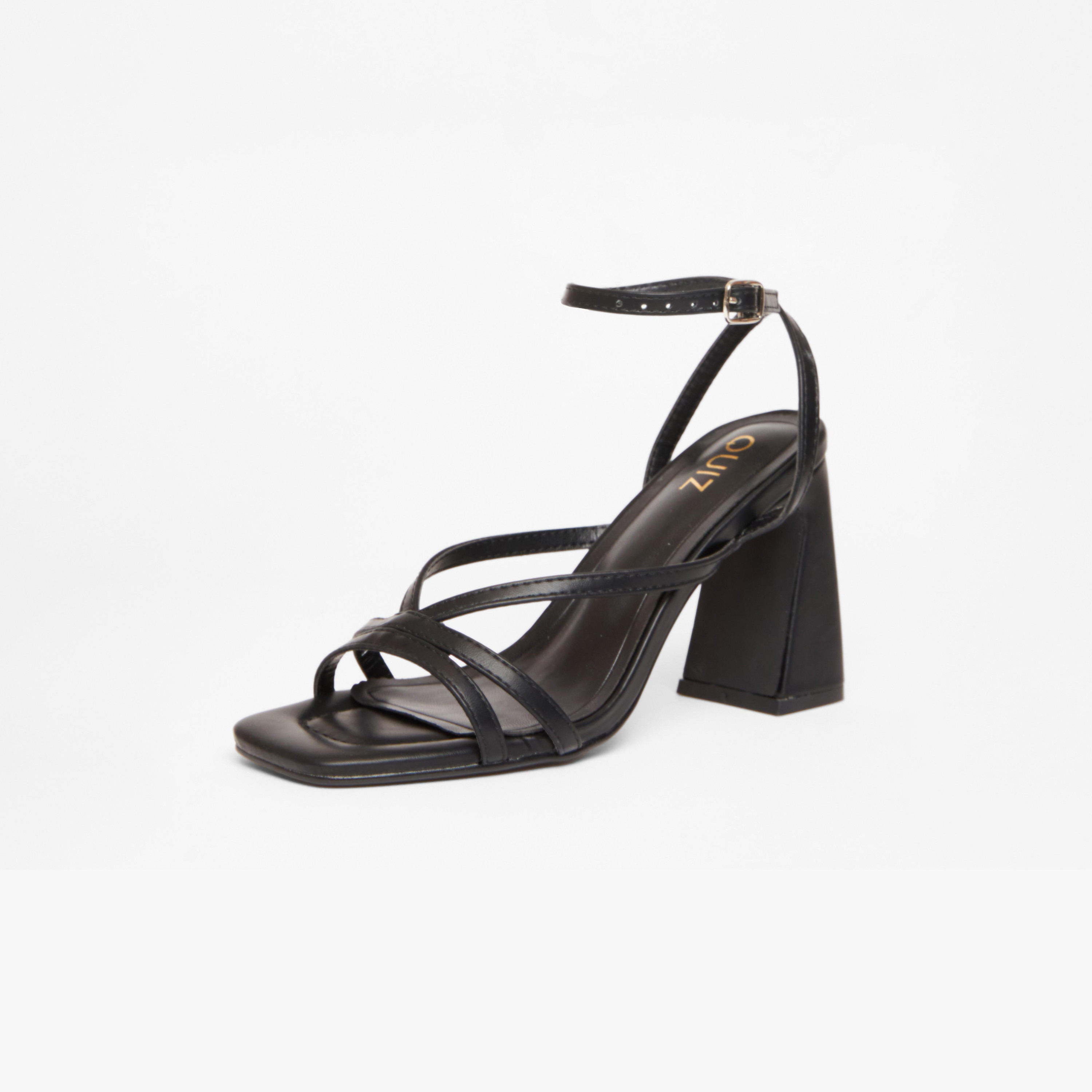 كويز صندل نسائي بكعب مربع وأربطة حول الكاحل | 201807000-women-shoes-sandals-heeled-image-1