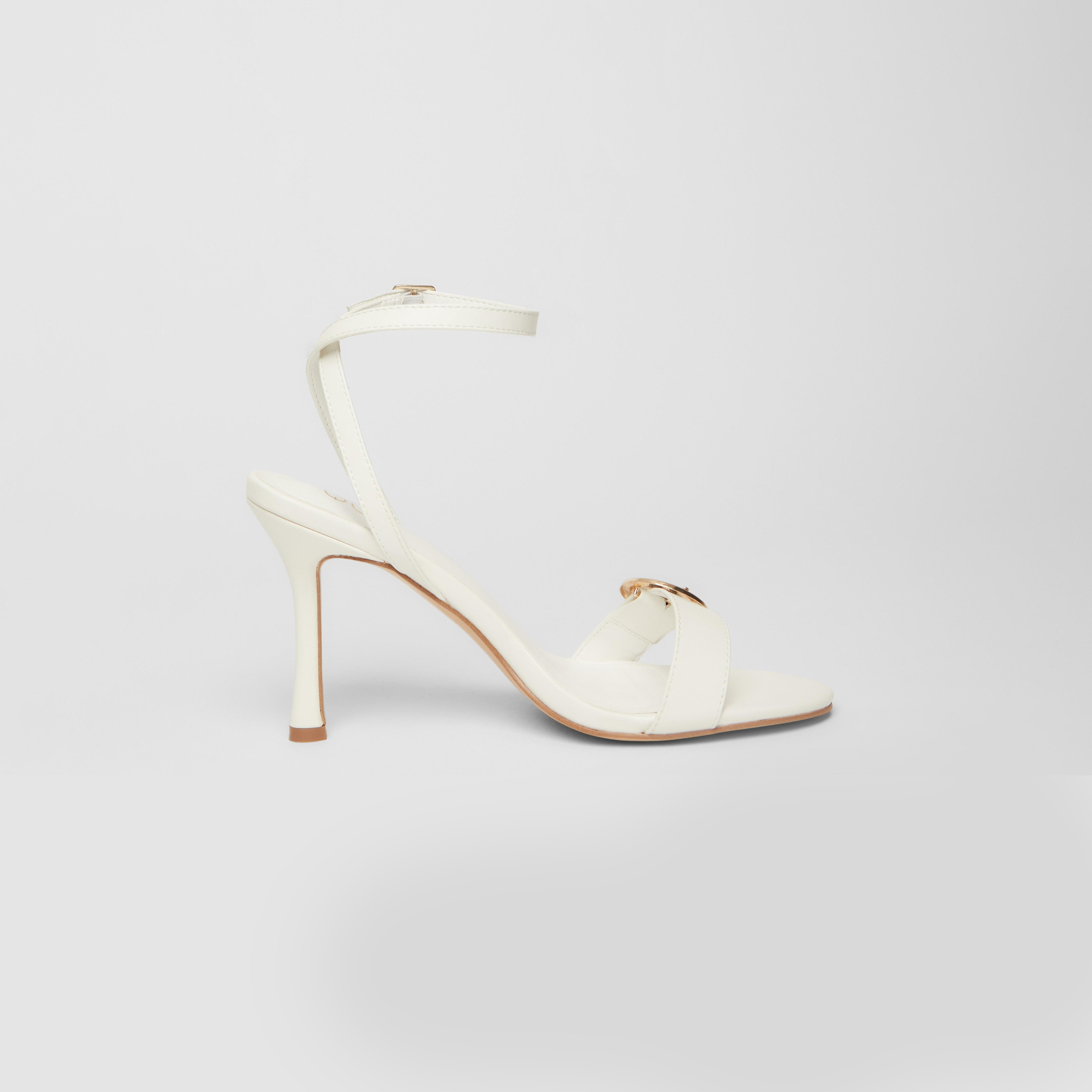Quiz Women's Ankle Strap Flared Heel Sandals | 201808025-women-shoes-sandals-heeled-image-4
