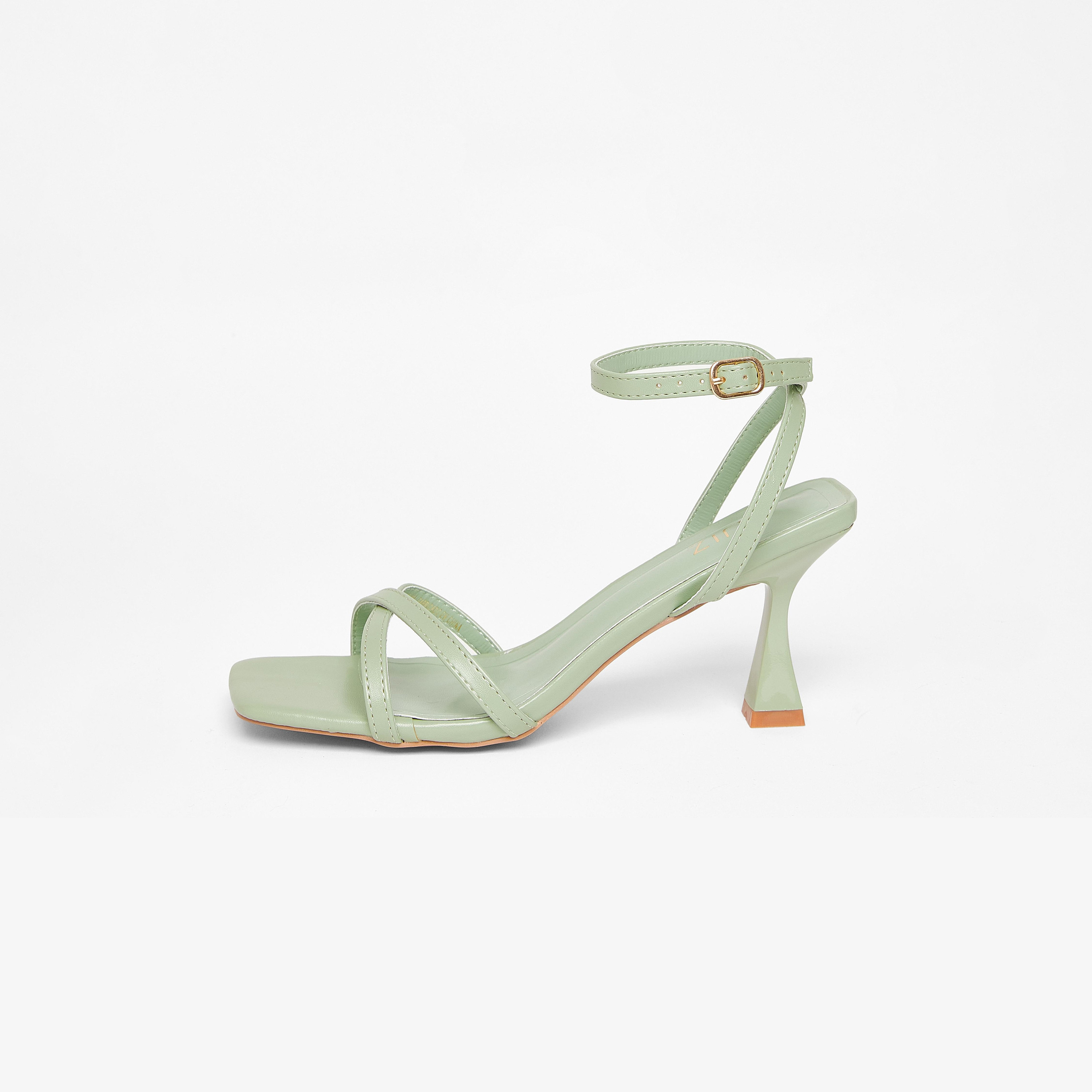 Quiz Women's Cross Ankle Strap Flared Heel Sandals | 201809150-women-shoes-sandals-heeled-image-5