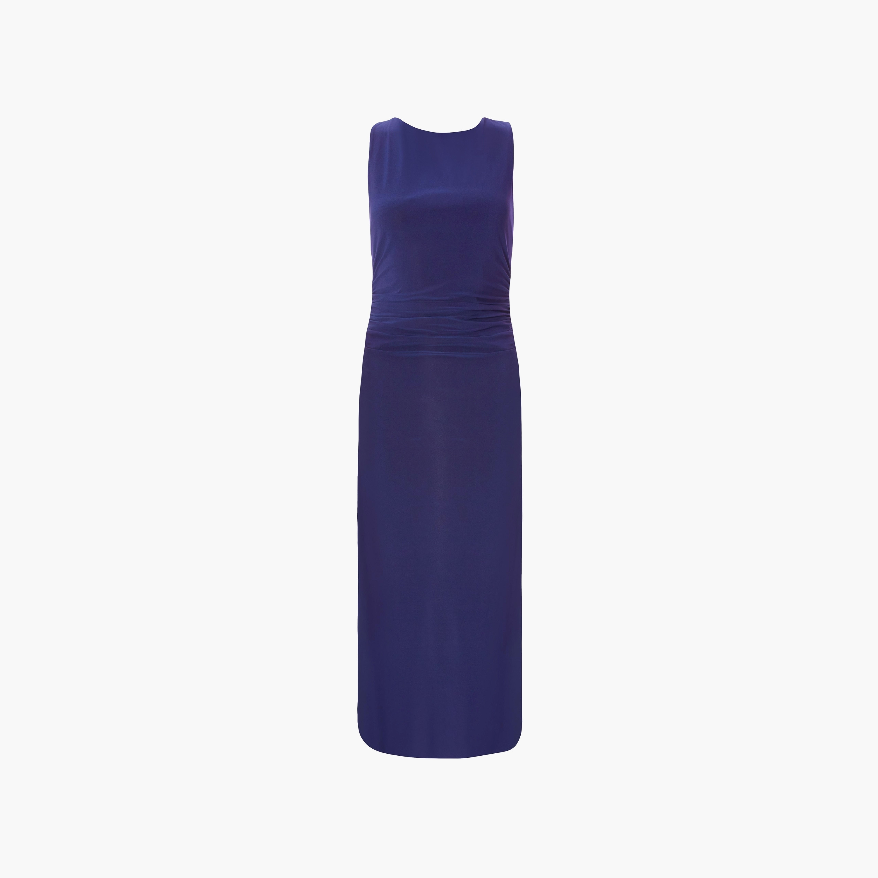 فستان ميداكسي نسائي ضيق من النيلي مع ظهر منسدل من كويز-women-clothing-dresses-image-5