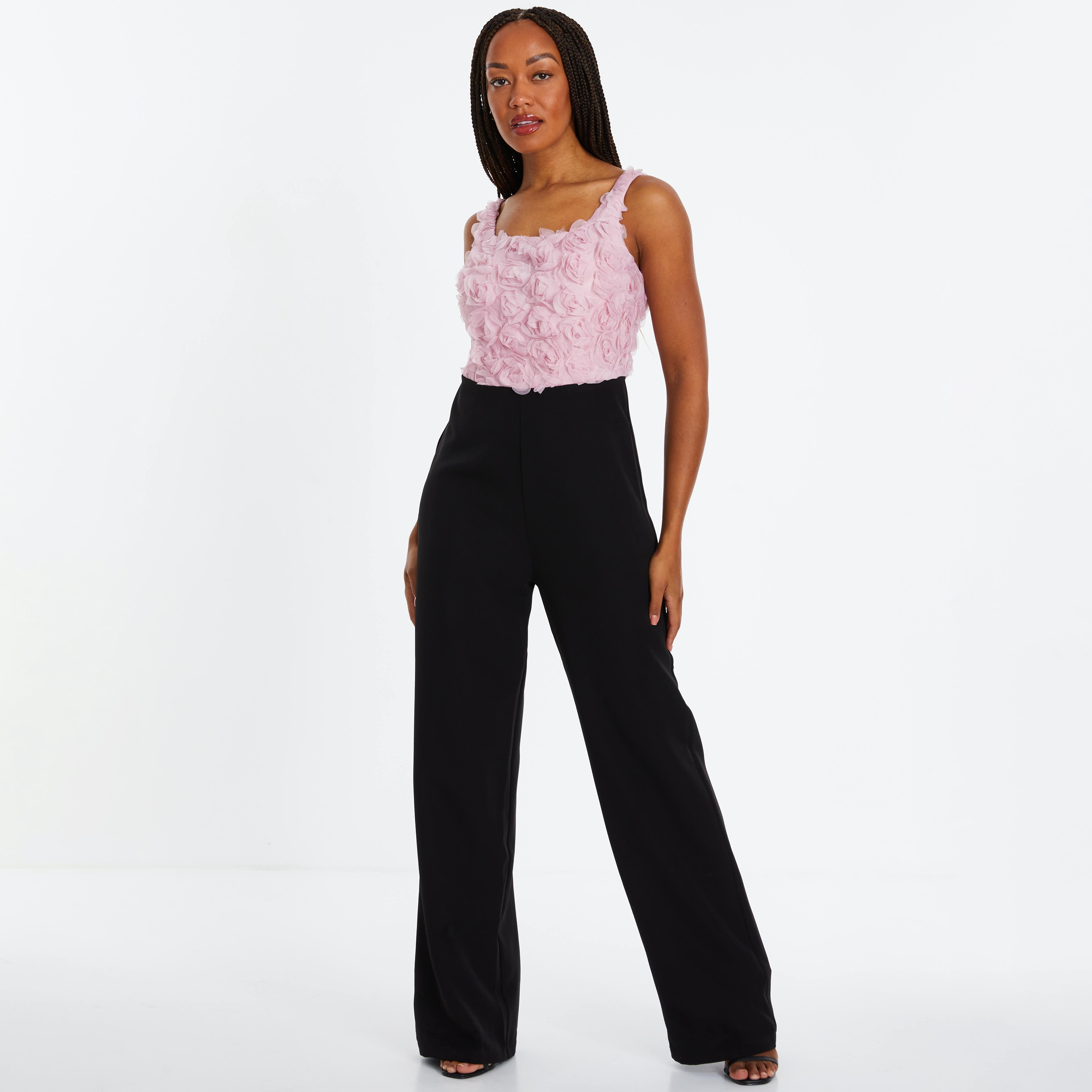 جمبسوت نسائي متعدد الألوان برقبة مربعة من كويز-women-clothing-jumpsuits-image-1