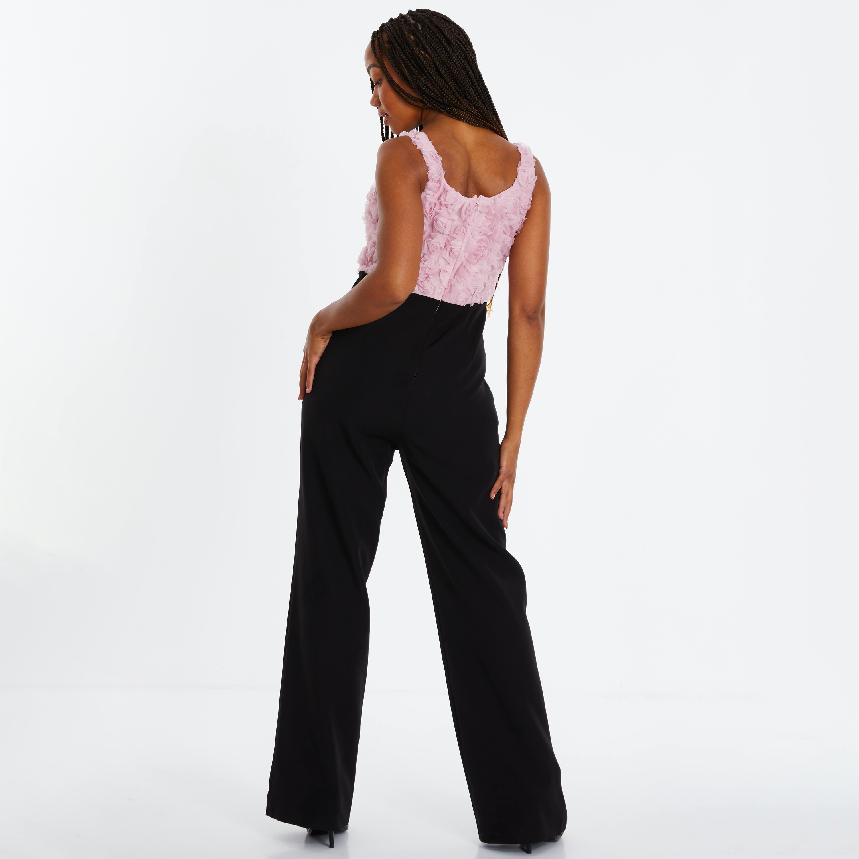Quiz Multicolour Corsage Scuba Square Neck Women's Jumpsuit-women-clothing-jumpsuits-image-3
