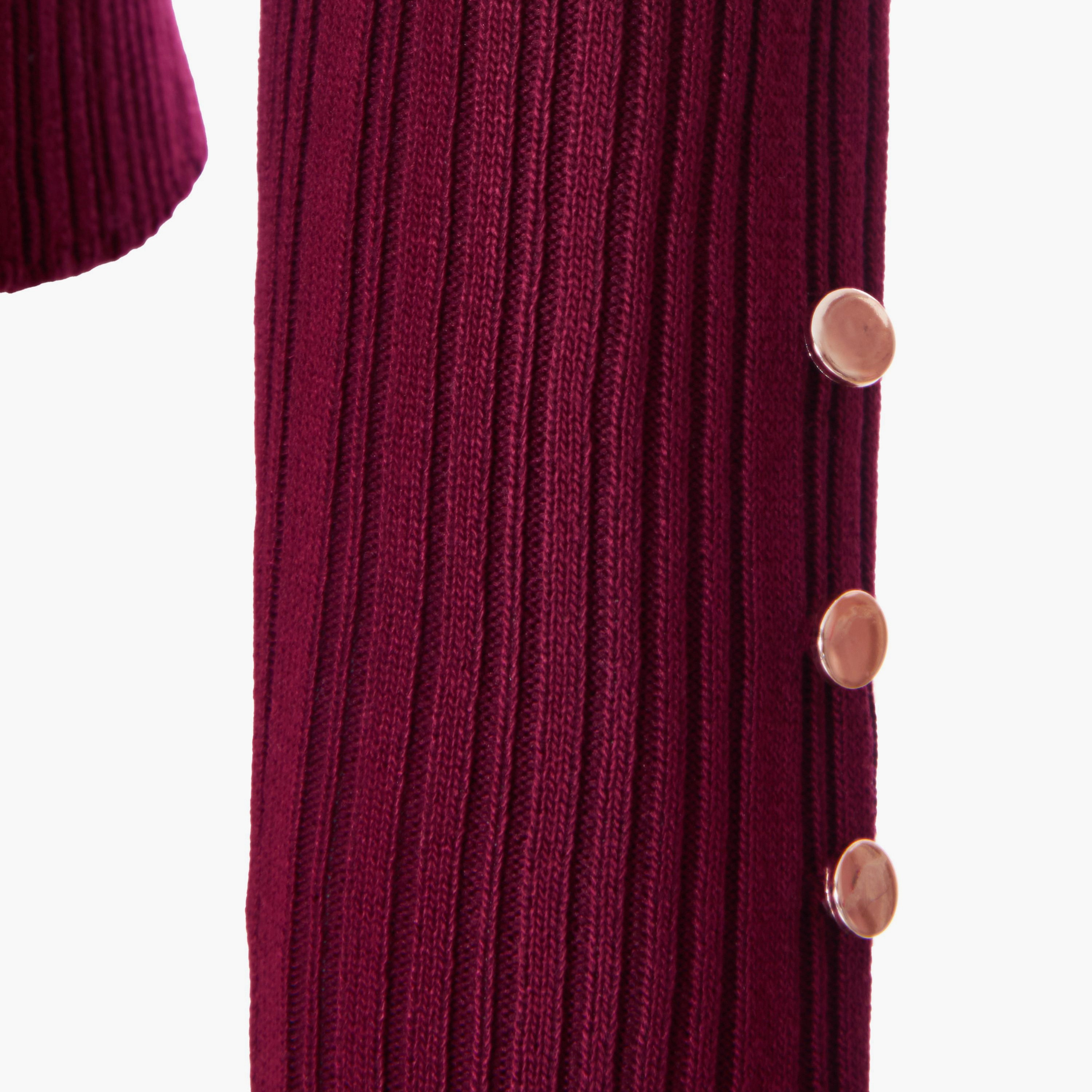 بلوزة نسائية باردو مكشوفة الكتفين محبوكة ومضلعة من كويز-women-clothing-shirtsandblouses-blouses-image-10