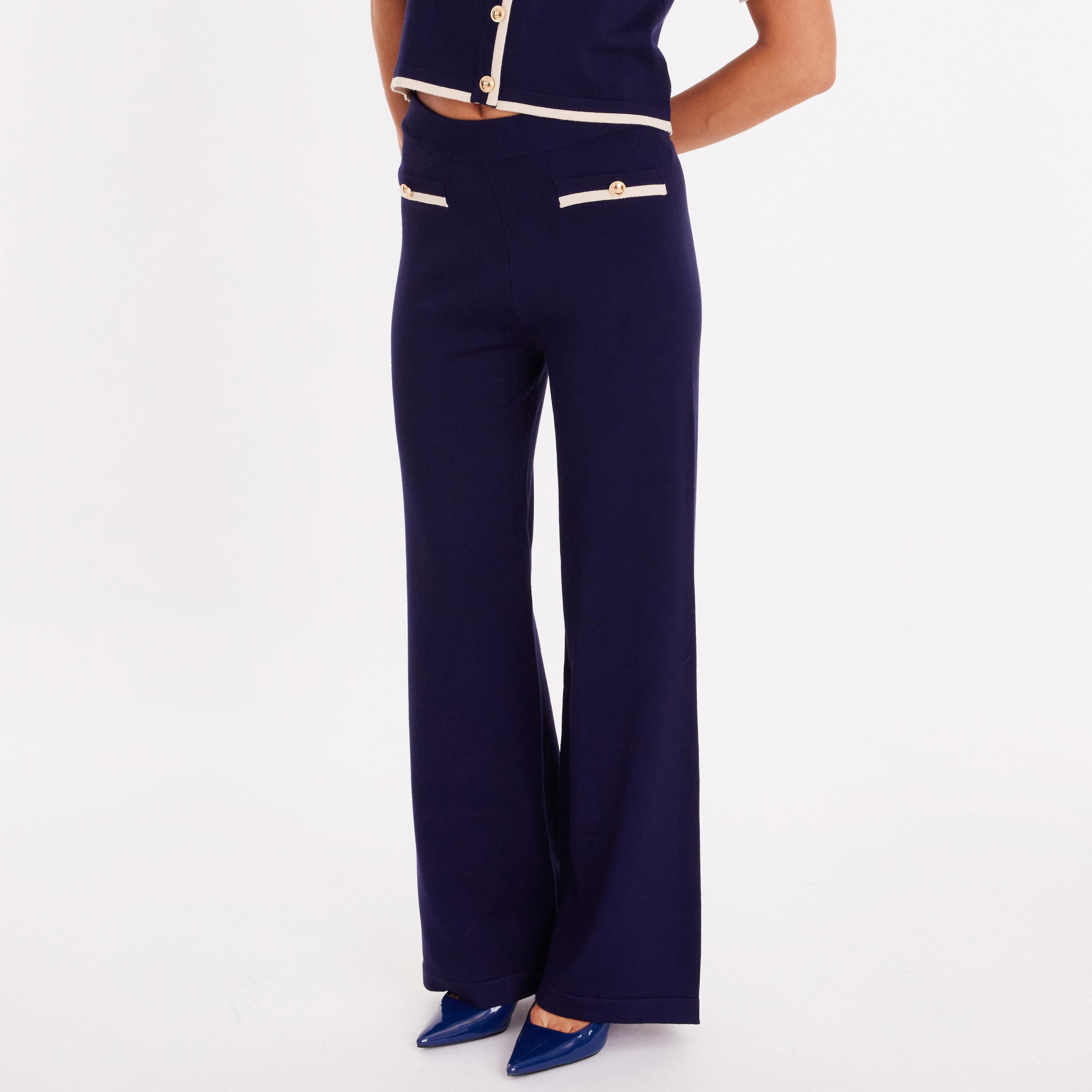 بنطلون نسائي بأرجل واسعة من كويز-women-clothing-bottoms-trousers-image-3