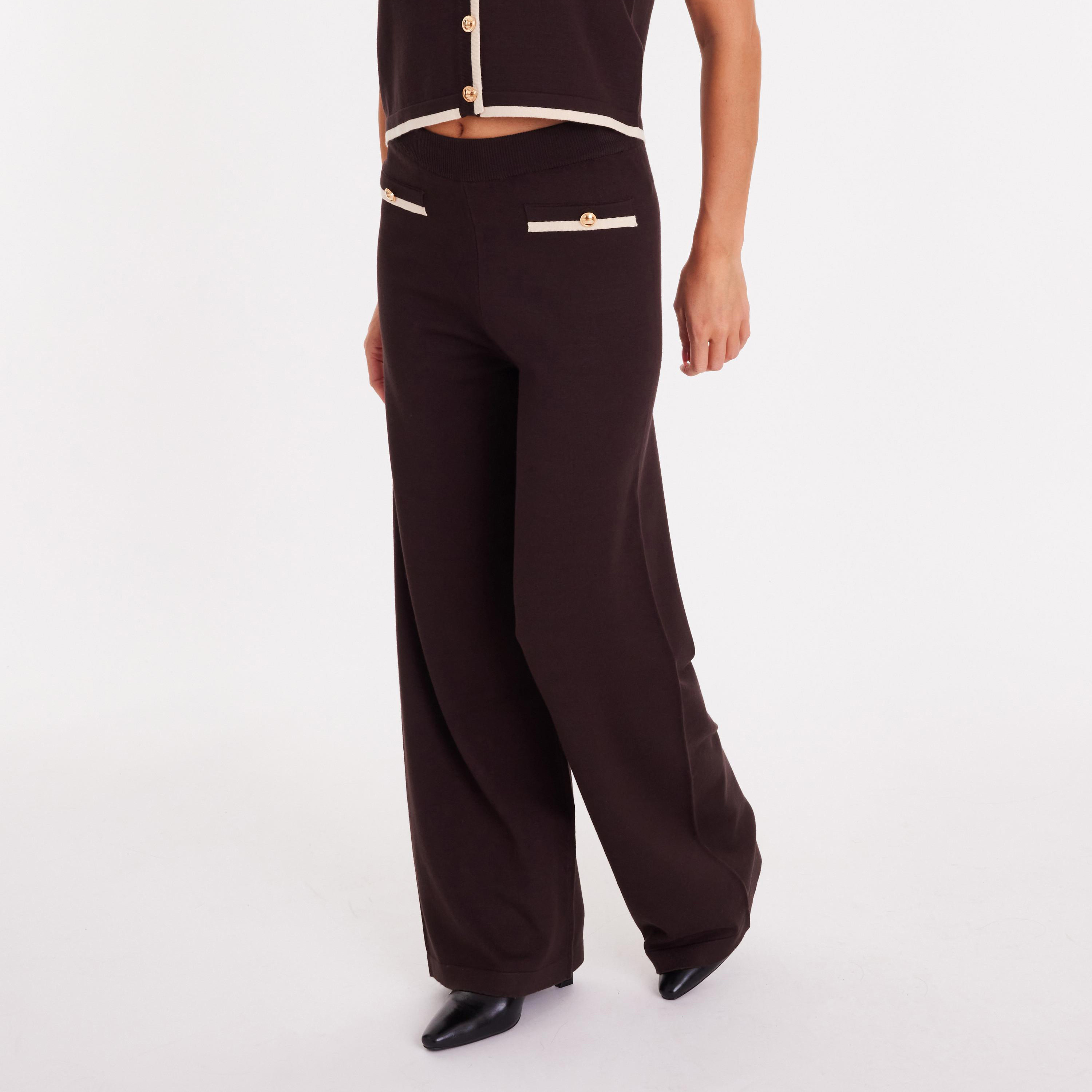 بنطلون نسائي بأرجل واسعة من كويز-women-clothing-bottoms-trousers-image-10