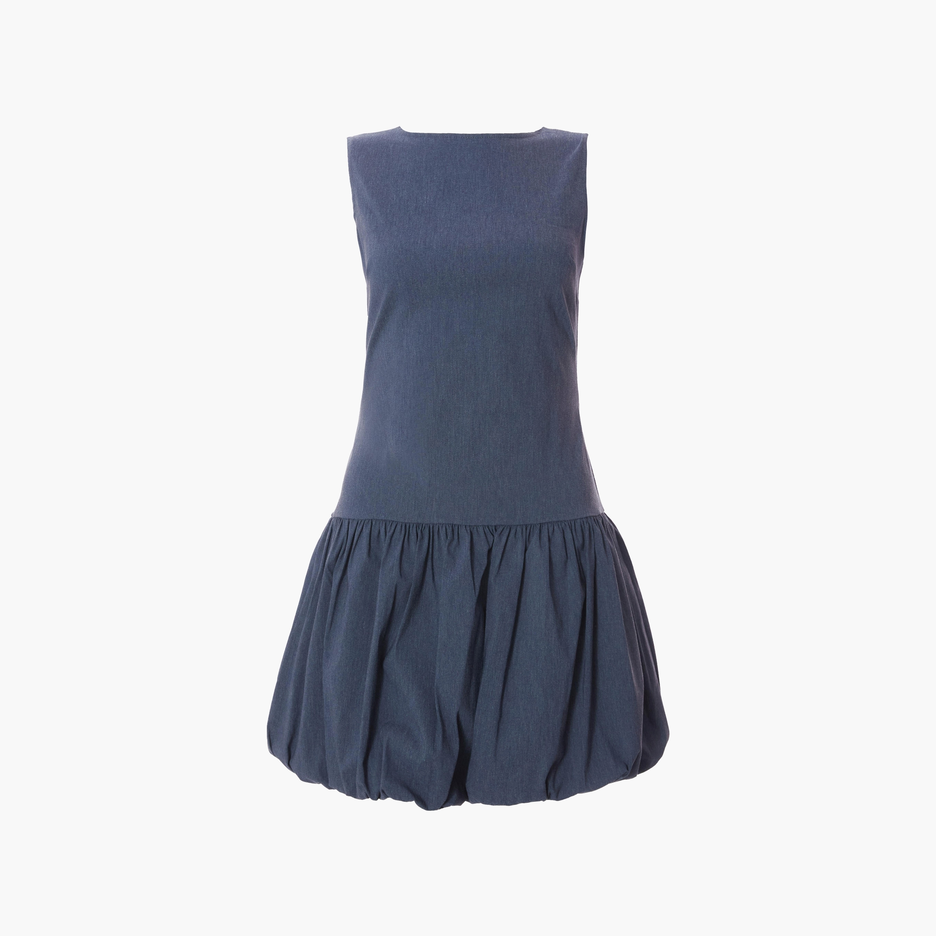 Quiz Bengaline Skater Blue Women Mini Dress-women-clothing-dresses-image-5