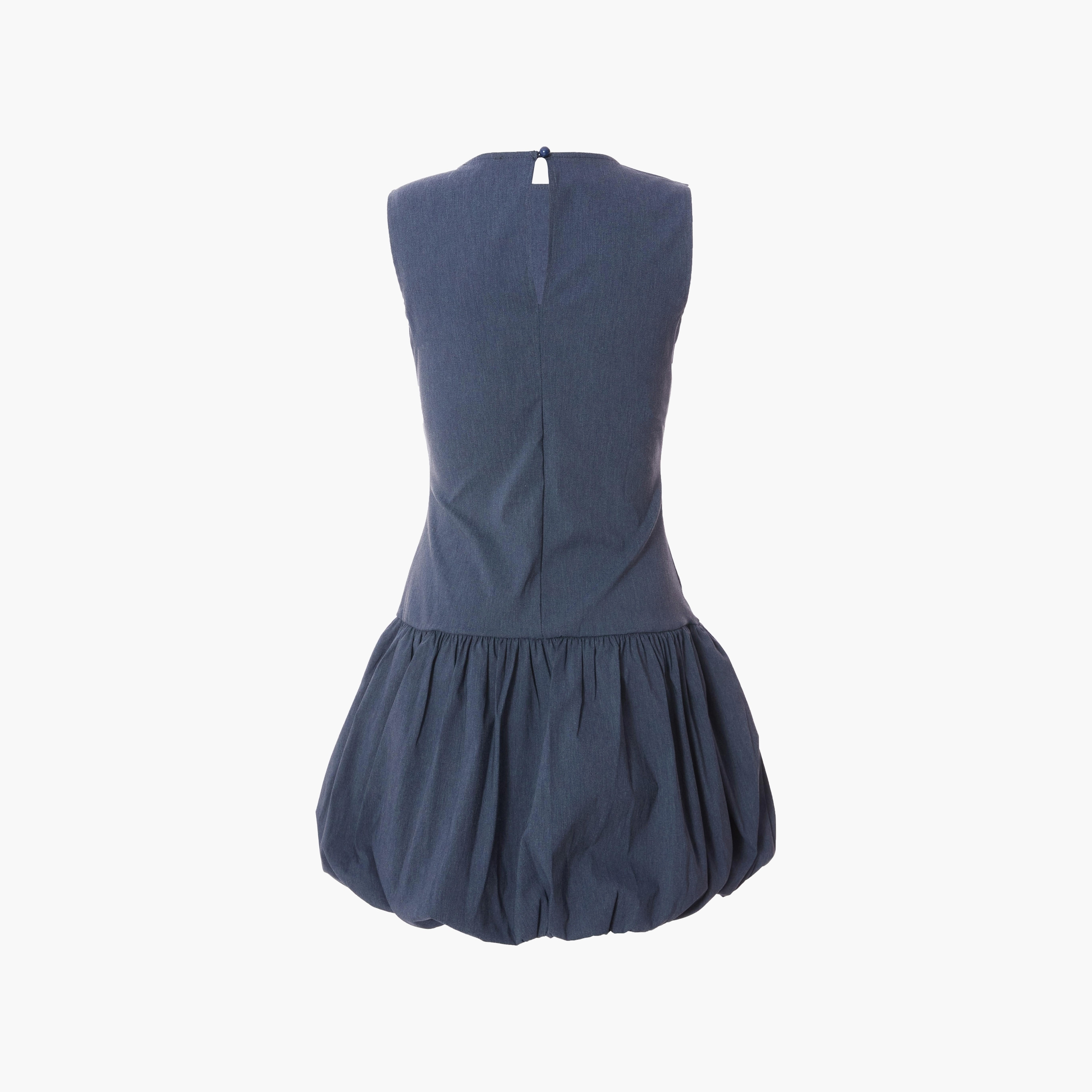 Quiz Bengaline Skater Blue Women Mini Dress-women-clothing-dresses-image-6