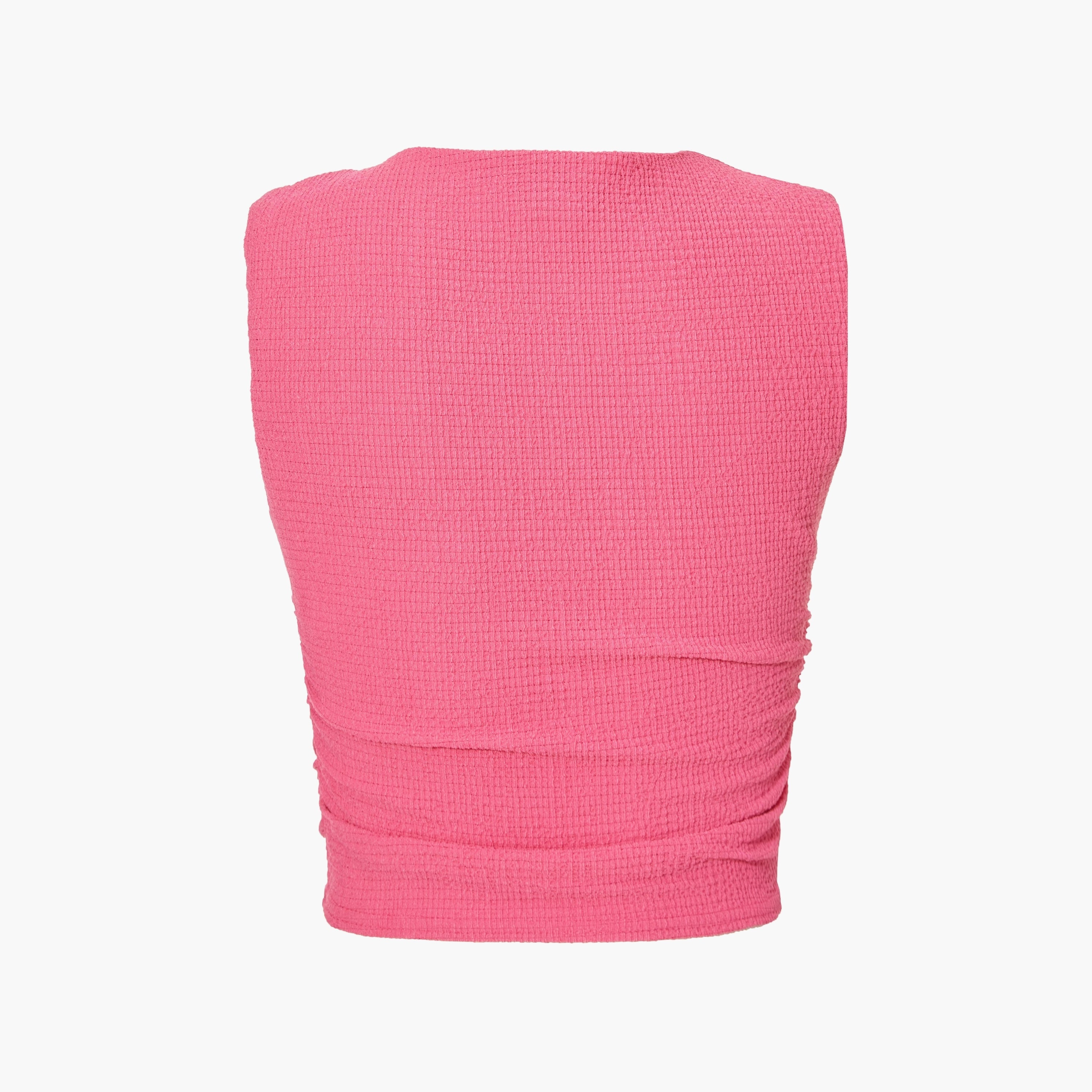بلوزة نسائية قصيرة أرجوانية برقبة غير متماثلة من كويز-women-clothing-shirtsandblouses-blouses-image-6