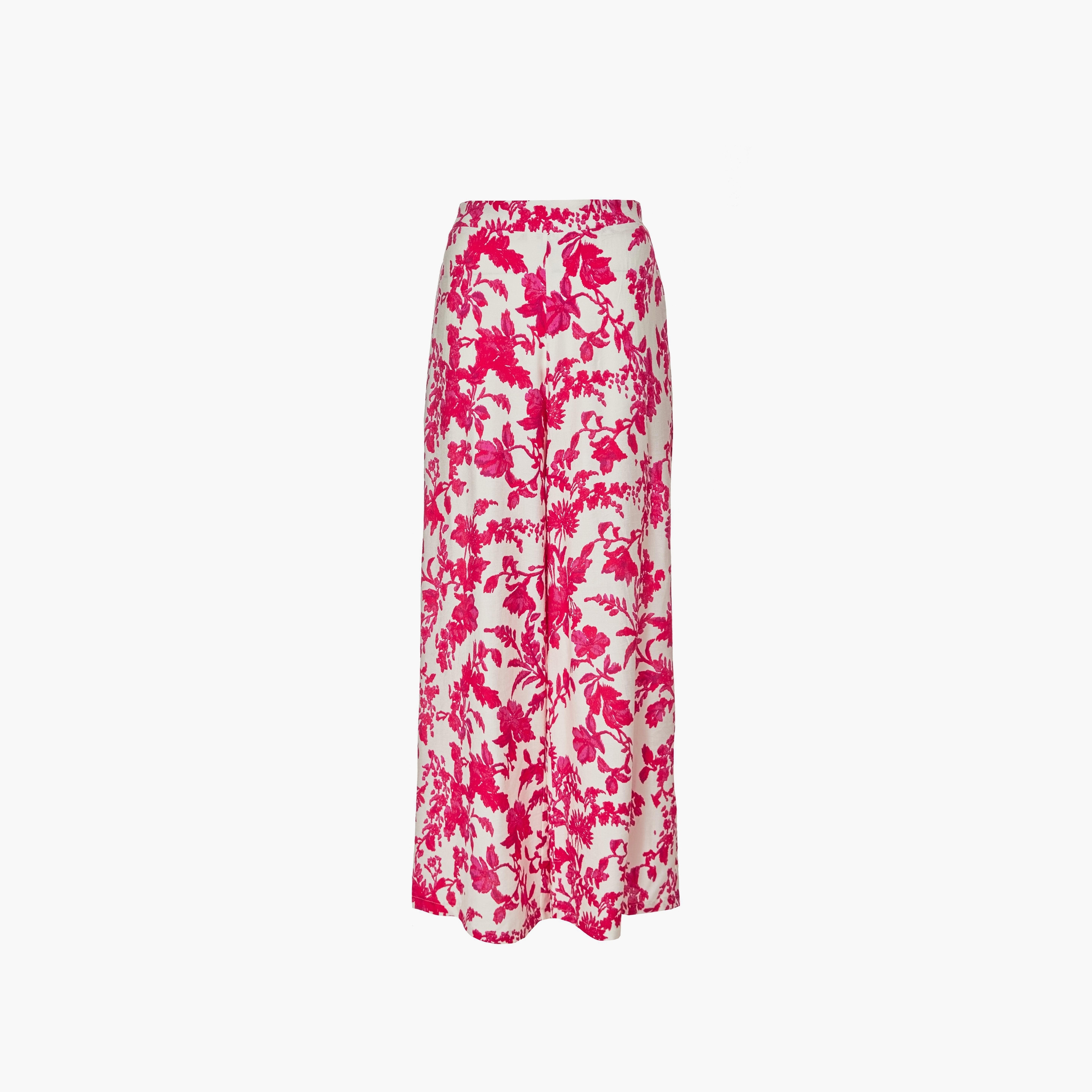 بنطلون نسائي واسع الساق من قماش الكريب الزهري باللون الأرجواني من Quiz-women-clothing-bottoms-trousers-image-6