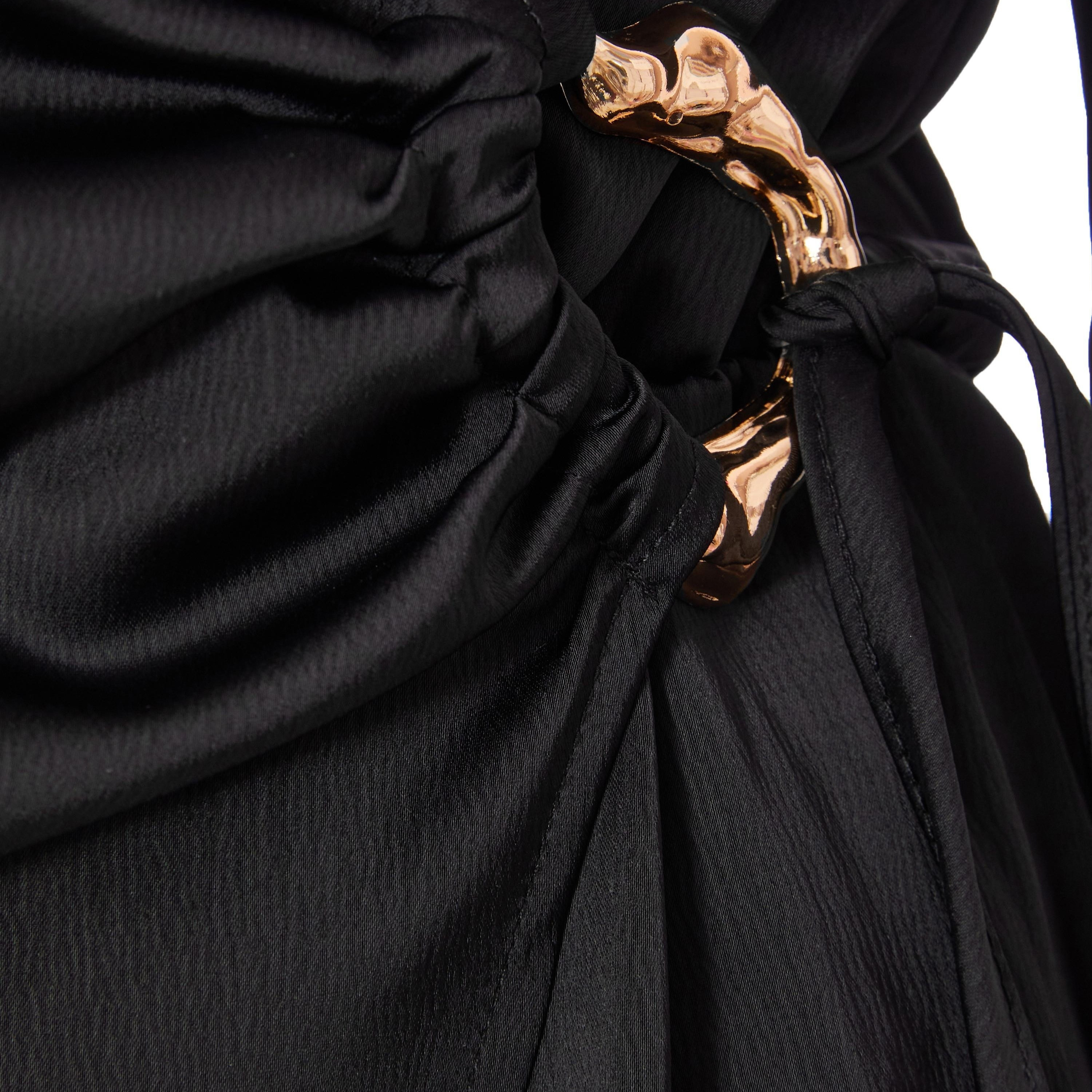 Quiz Satin Wrap Black Women Playsuit-women-clothing-jumpsuits-image-4