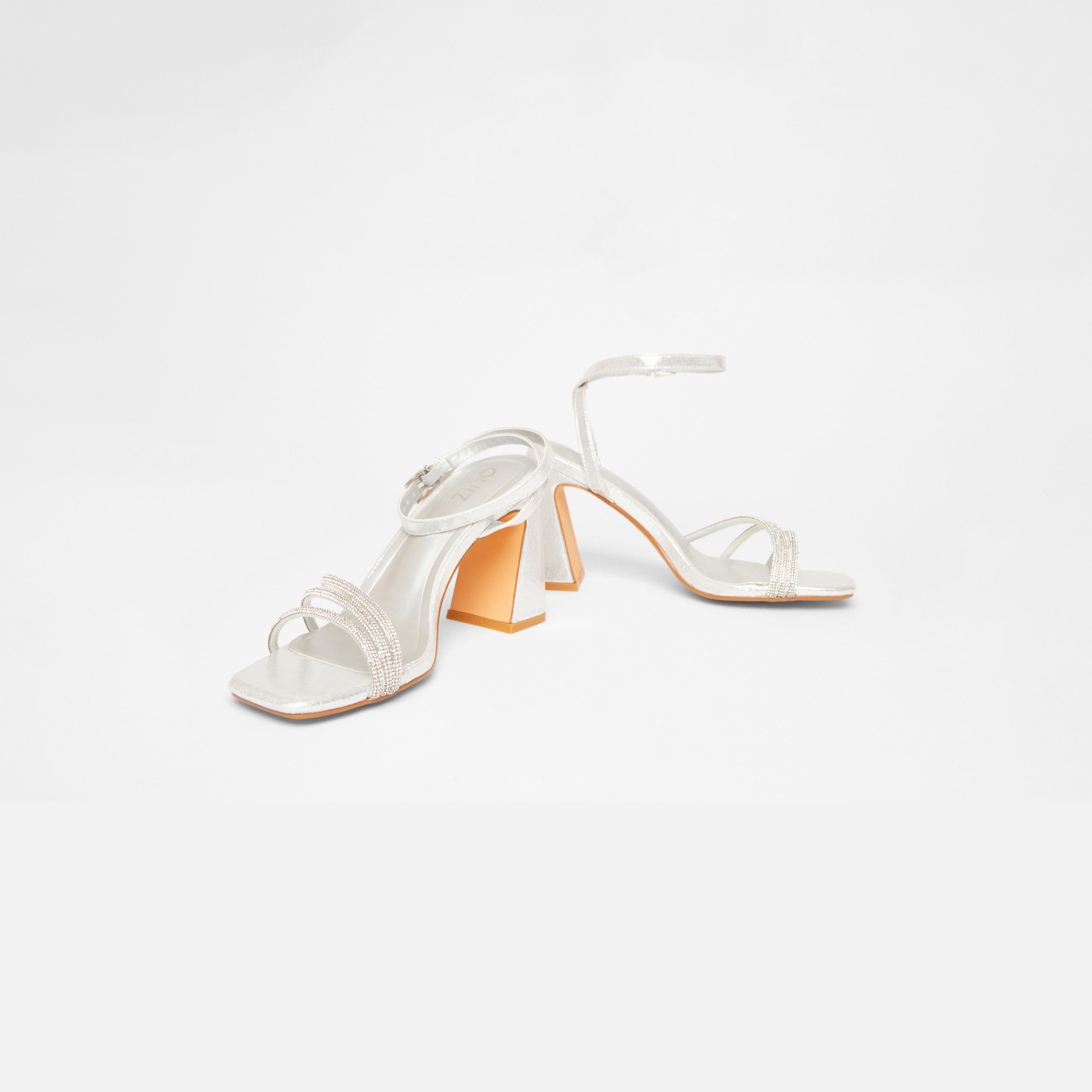 Quiz Women's Diamante Ankle Strap Block Heel Sandals | 202084625-women-shoes-sandals-heeled-image-2