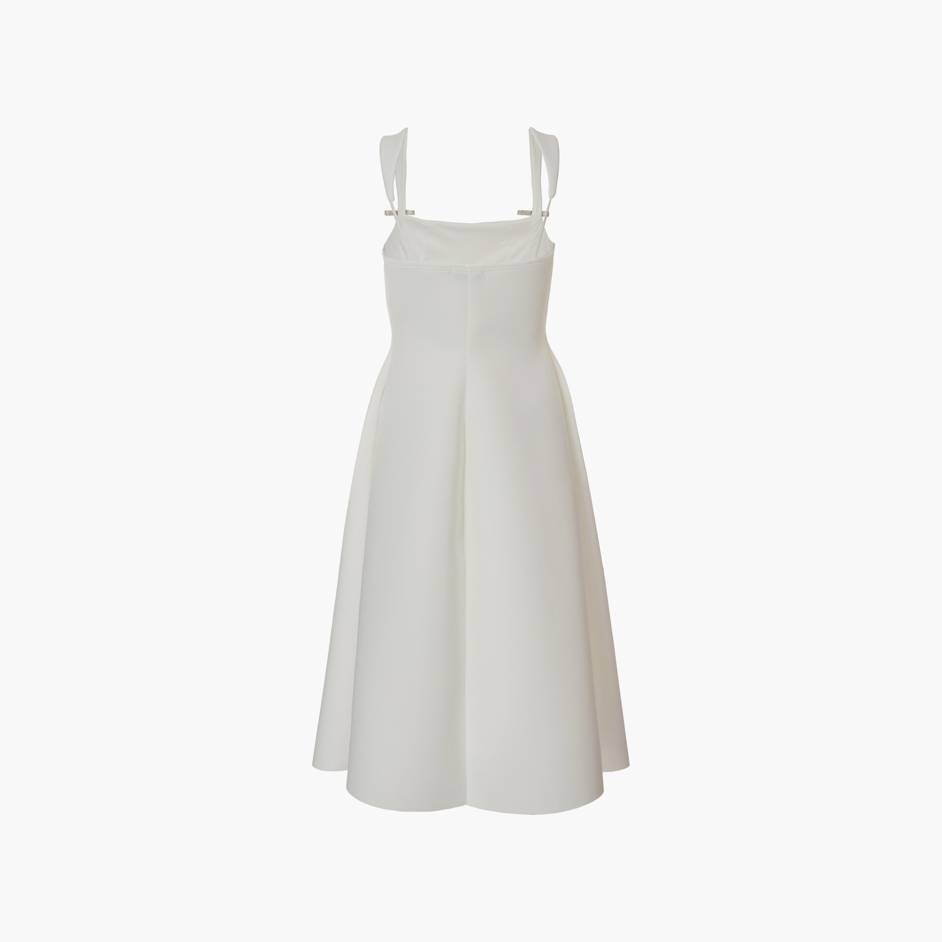 Quiz Square Neck Scuba Crepe Skater Women's Midi Dress-women-clothing-dresses-image-6