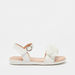 Juniors Flat Sandals with Hook and Loop Closure-Girl%27s Sandals-thumbnailMobile-0