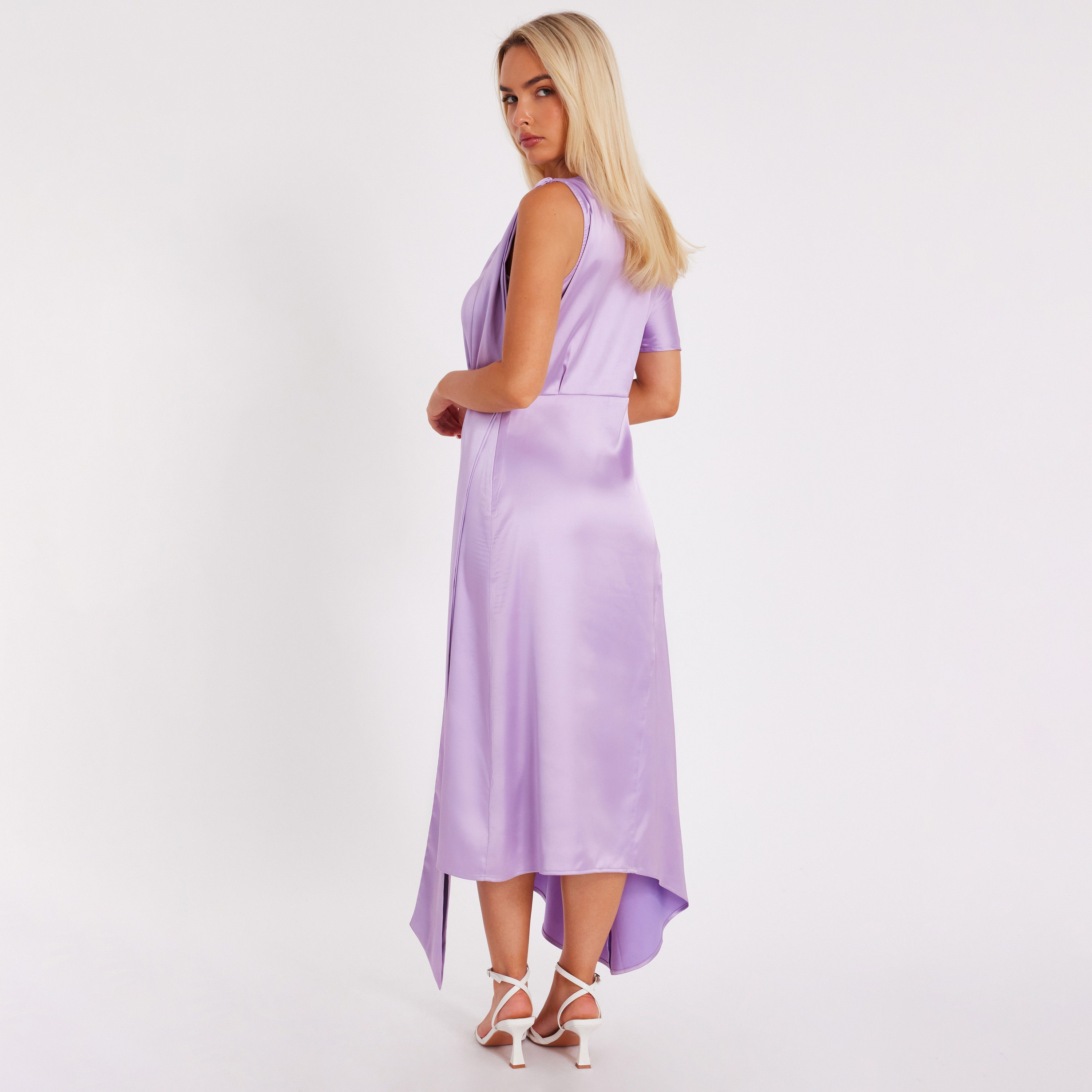 فستان ساتان أرجواني بأكمام واحدة غير متماثلة للنساء من كويز-women-clothing-dresses-image-3