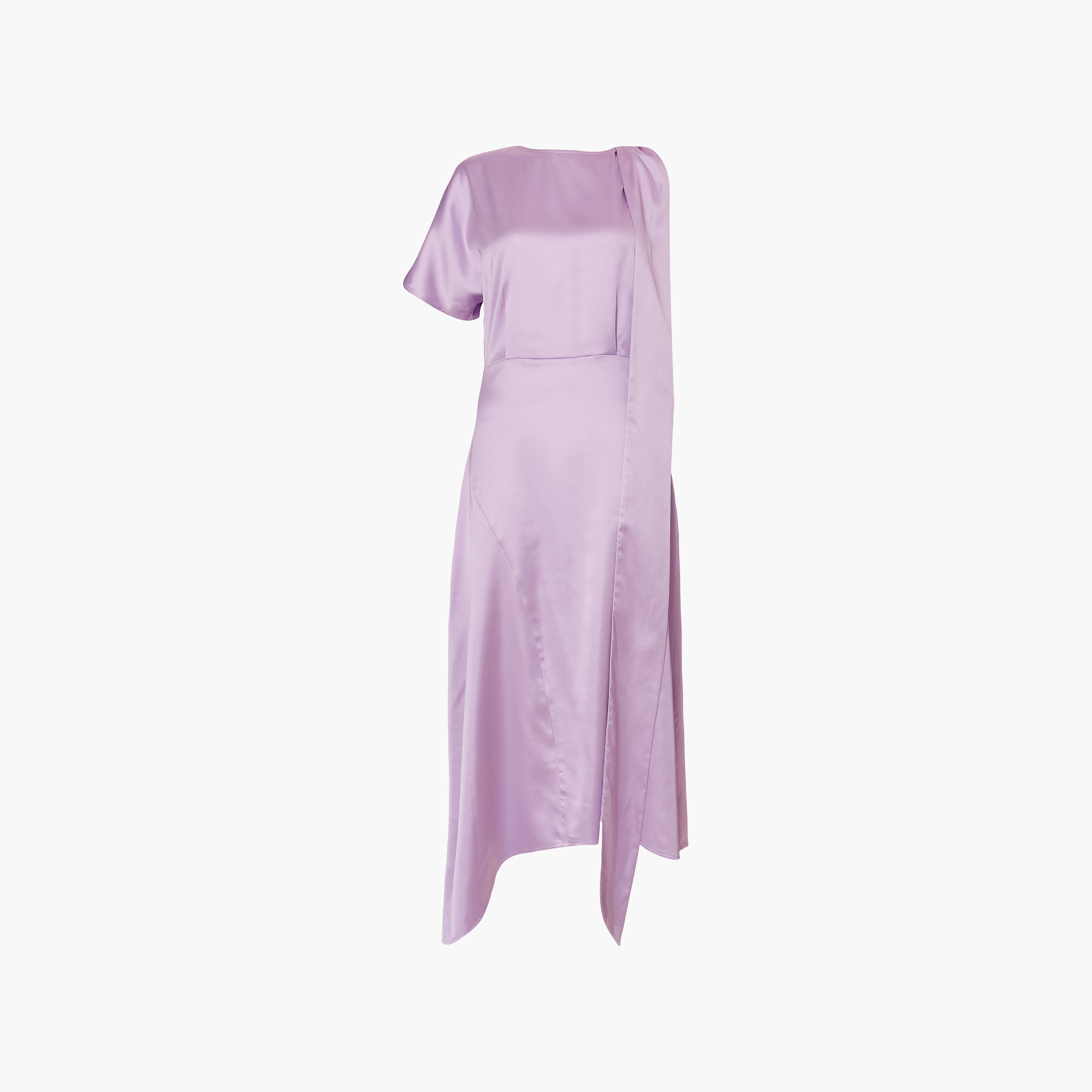 فستان ساتان أرجواني بأكمام واحدة غير متماثلة للنساء من كويز-women-clothing-dresses-image-5