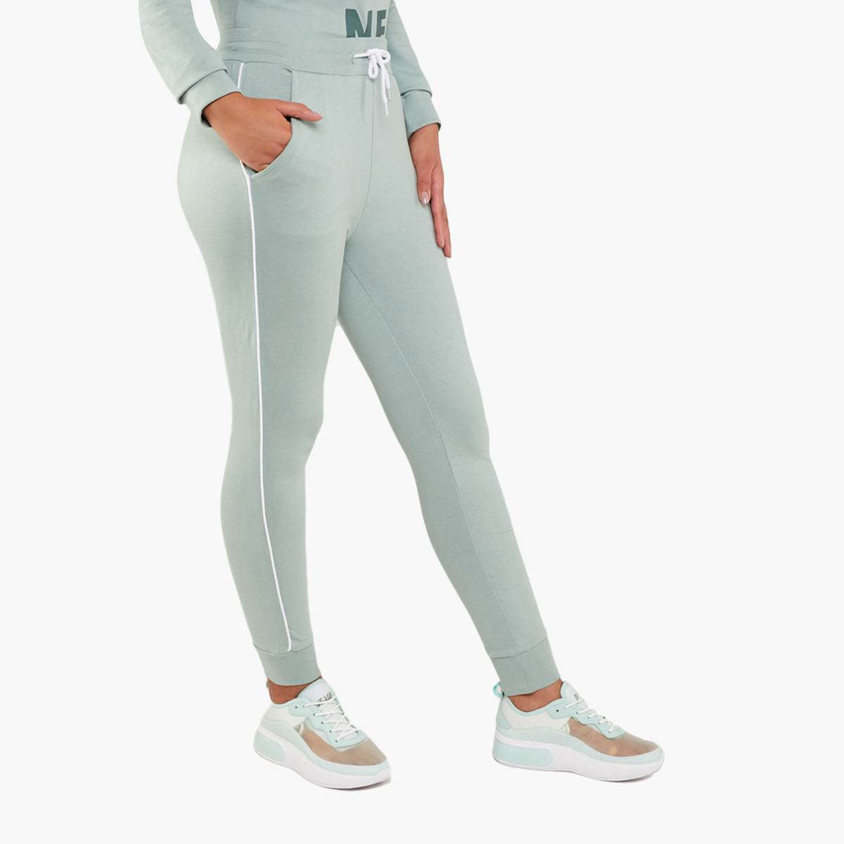 BlueAge Women Solid Drawstring Jogger-women-clothing-bottoms-joggers-image-3