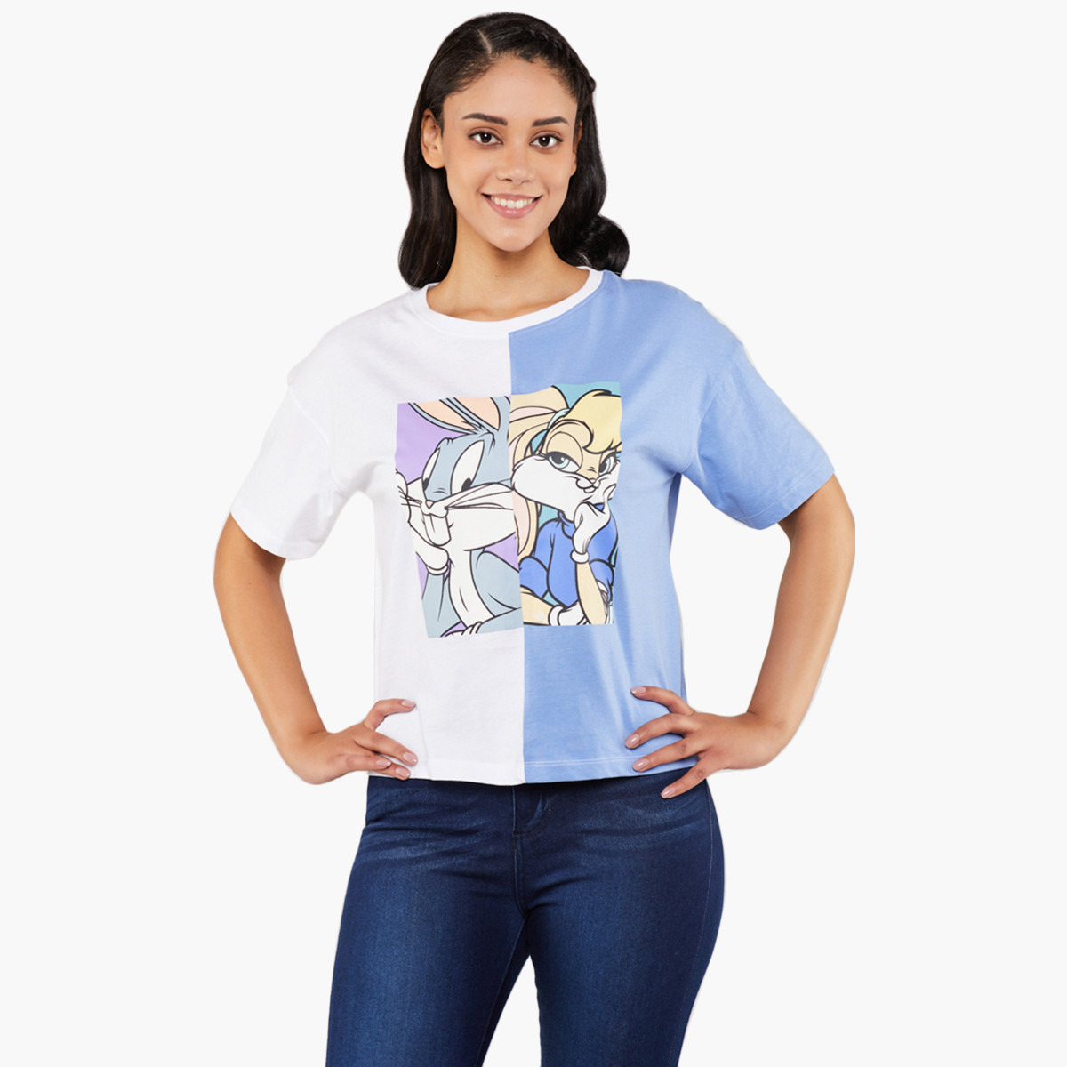 BlueAge Women Bugs Bunny Character Loungewear T-Shirt-women-clothing-nightwear-pyjamas-tops-image-5