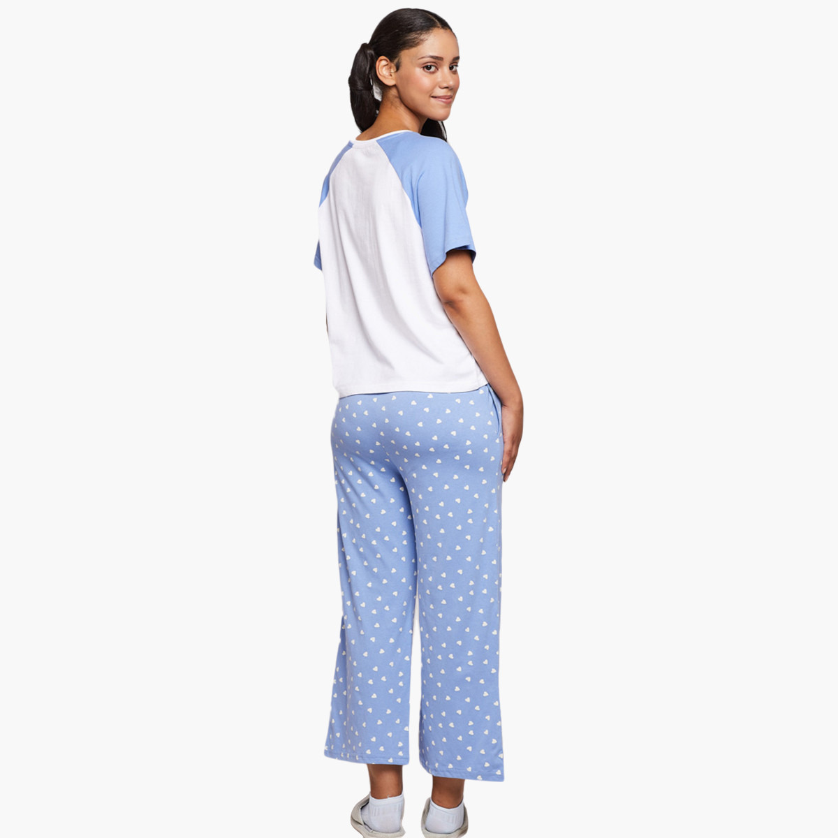 بلوايج أبيض تي شيرت-women-clothing-nightwear-pyjamas-tops-image-3