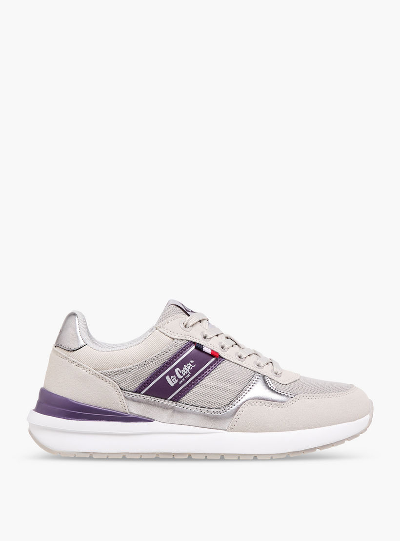 حذاء سنيكرز برباط إغلاق وطبعات شعار للنساء من لي كوبر-women-shoes-sneakers-image-4