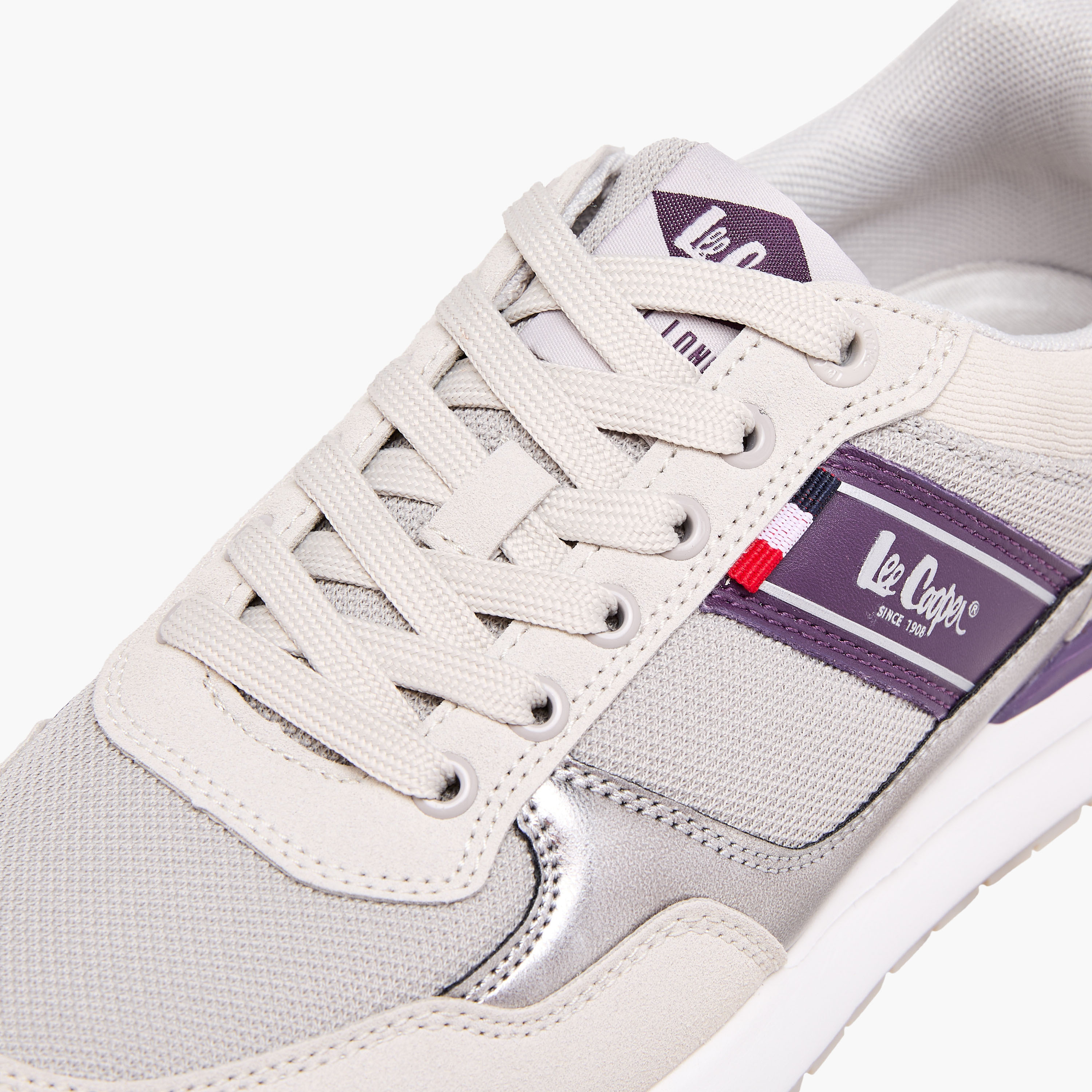 حذاء سنيكرز برباط إغلاق وطبعات شعار للنساء من لي كوبر-women-shoes-sneakers-image-5