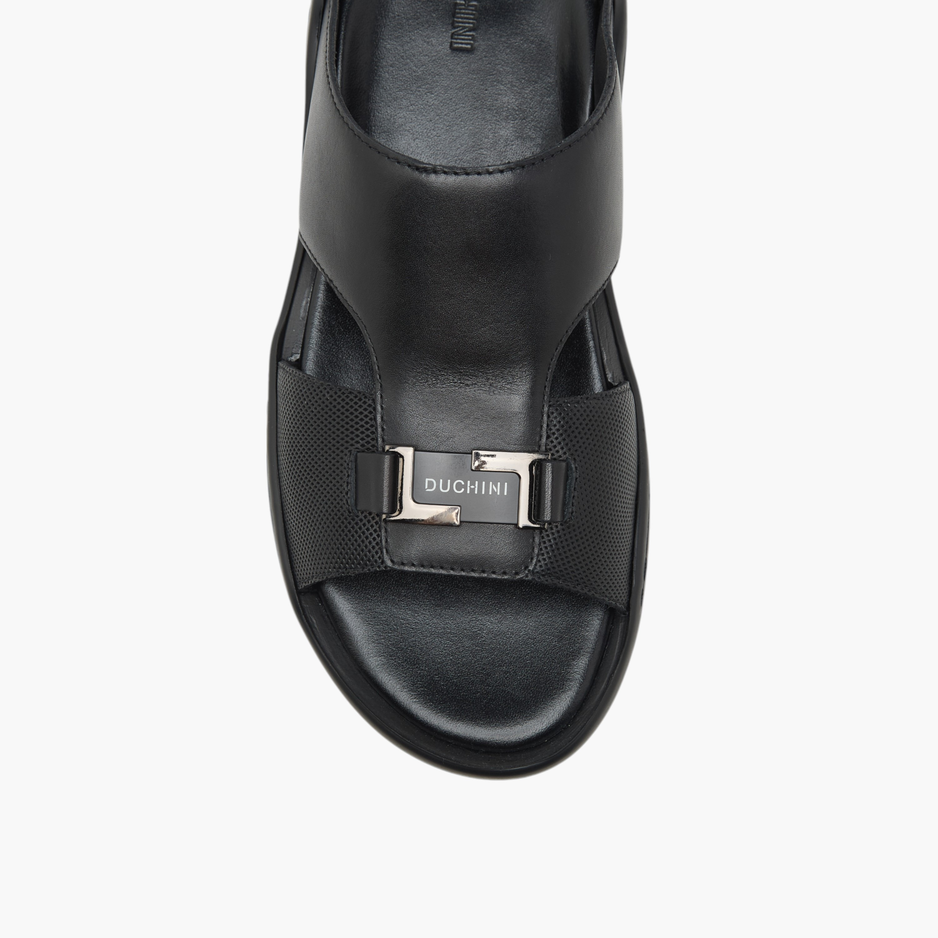 Duchini Men's Solid Slip-On Comfort Sandals-men-shoes-sandals-image-2