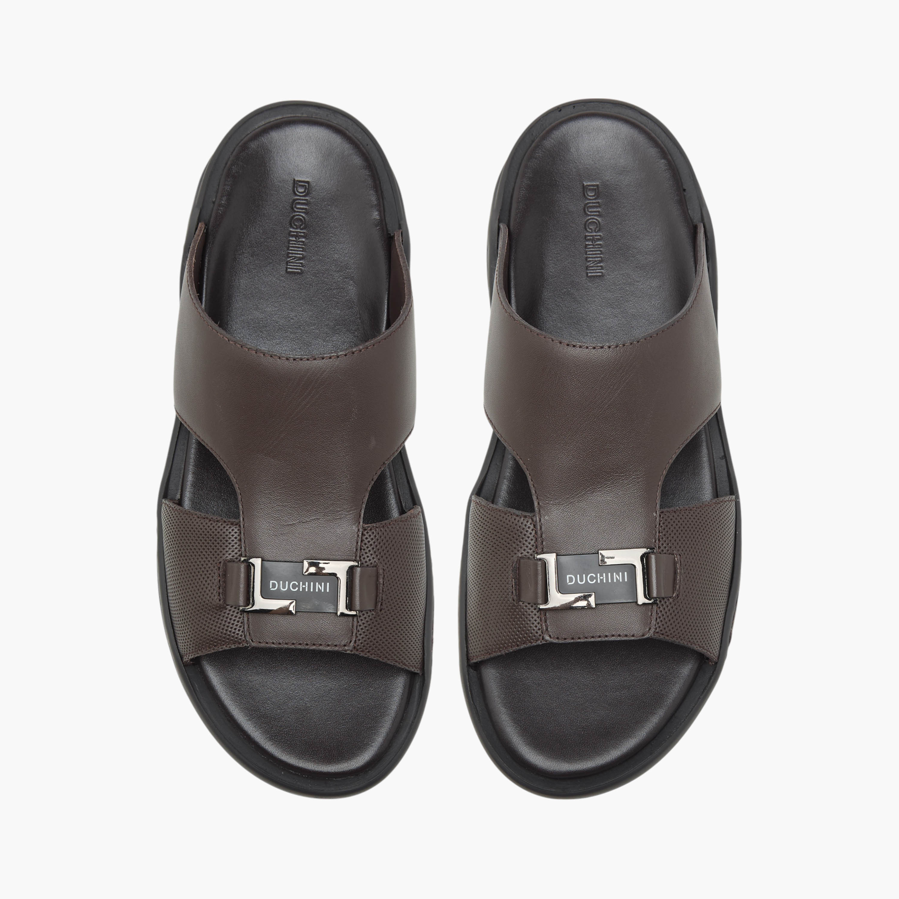 Duchini Men's Solid Slip-On Comfort Sandals-men-shoes-sandals-image-1