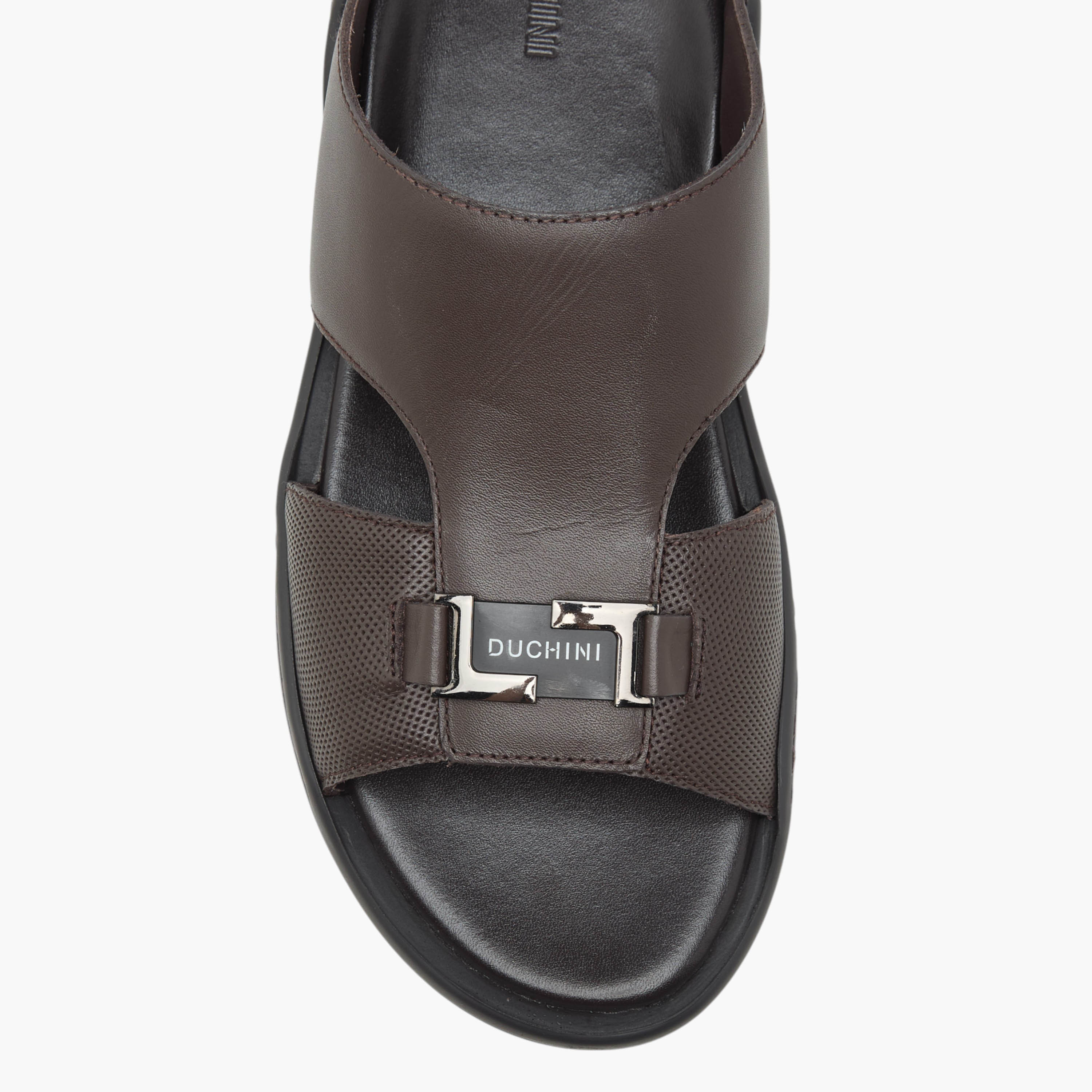Duchini Men's Solid Slip-On Comfort Sandals-men-shoes-sandals-image-2