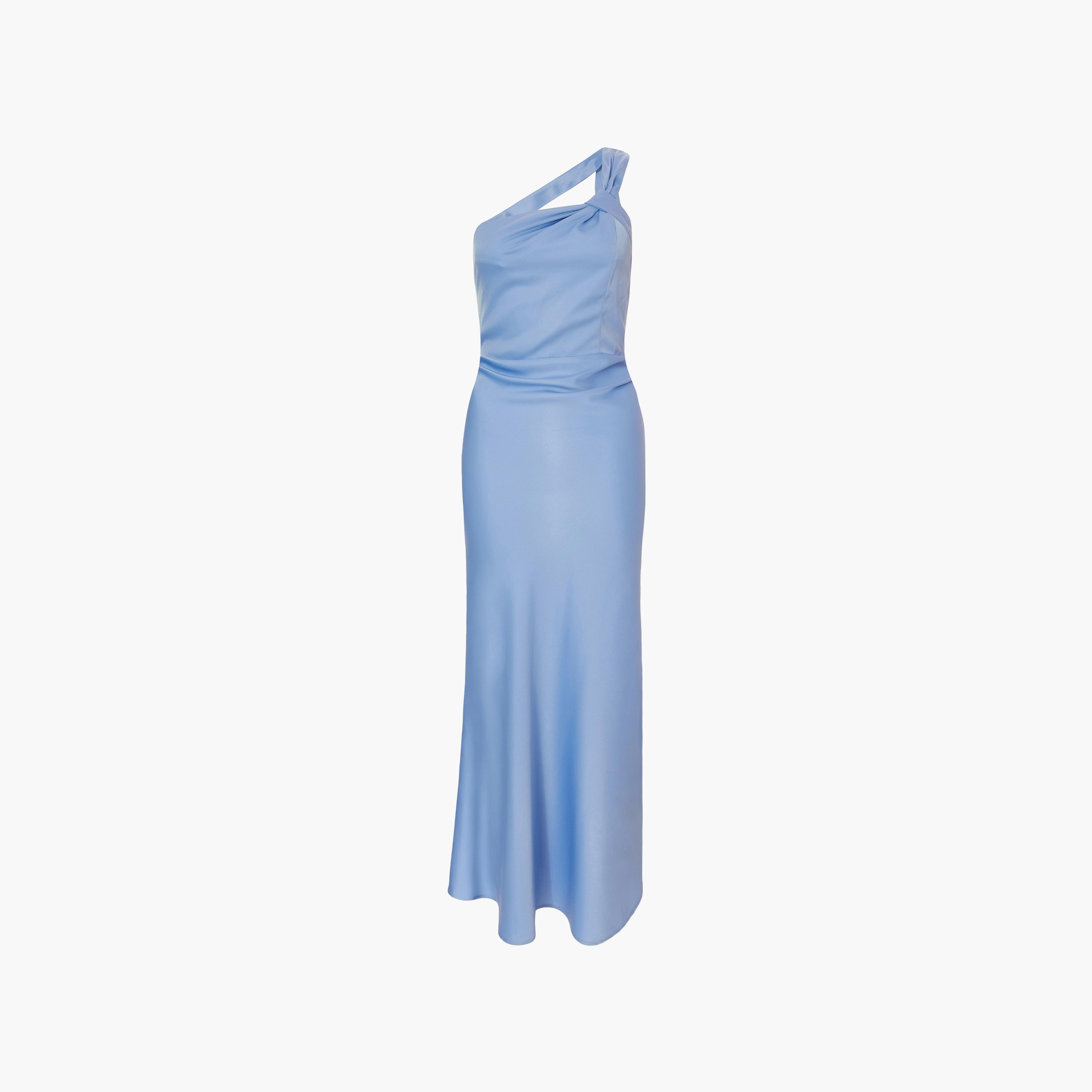 Quiz One Shoulder Slip Blue Women's Maxi Dress-women-clothing-dresses-image-5