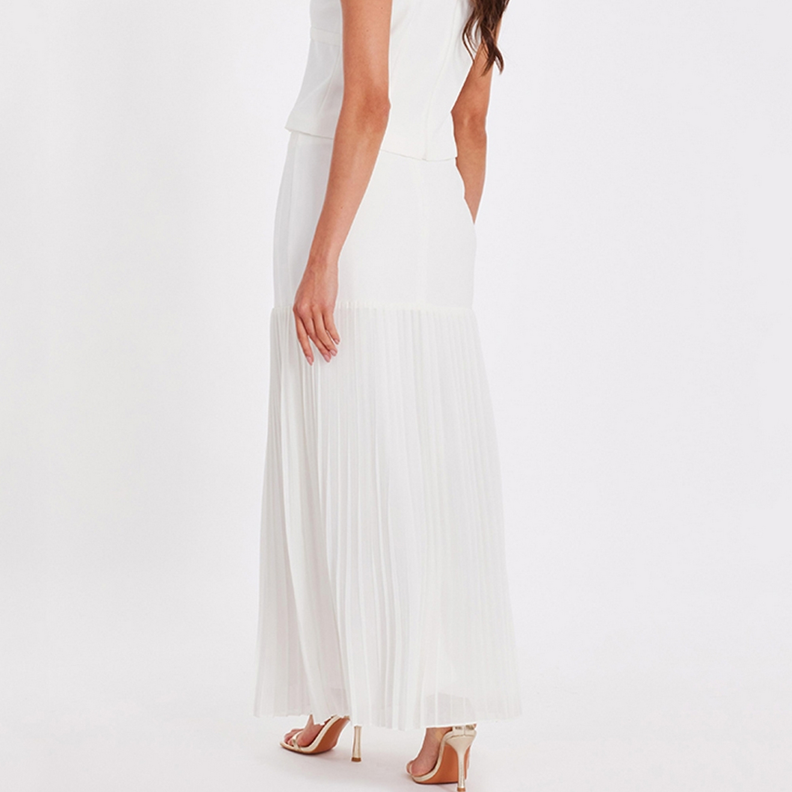 Quiz Pleated Chiffon Women's Maxi Skirt-women-clothing-bottoms-skirts-image-4