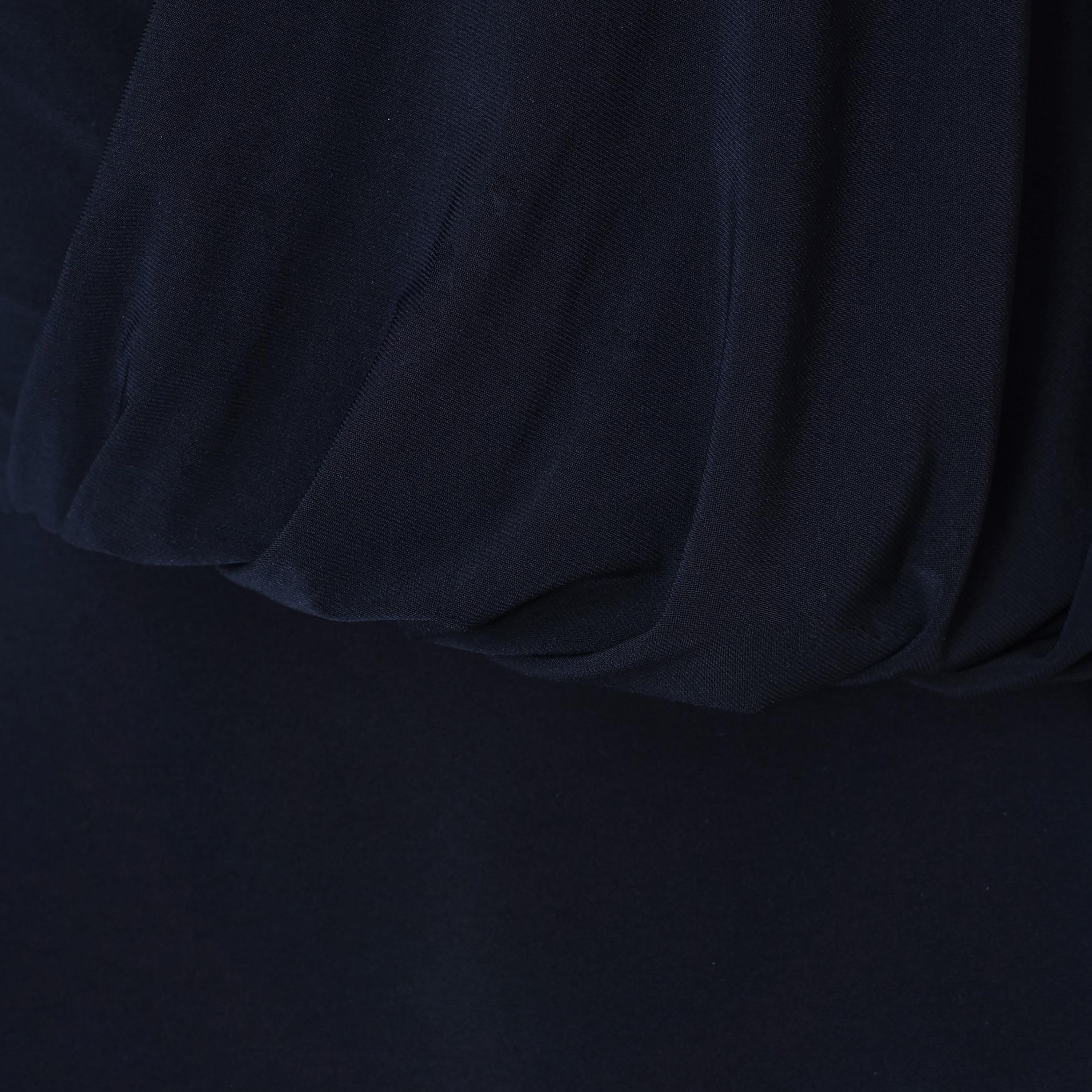 Quiz Draped ITY Wrap Blue Women's Maxi Dress-women-clothing-dresses-image-4