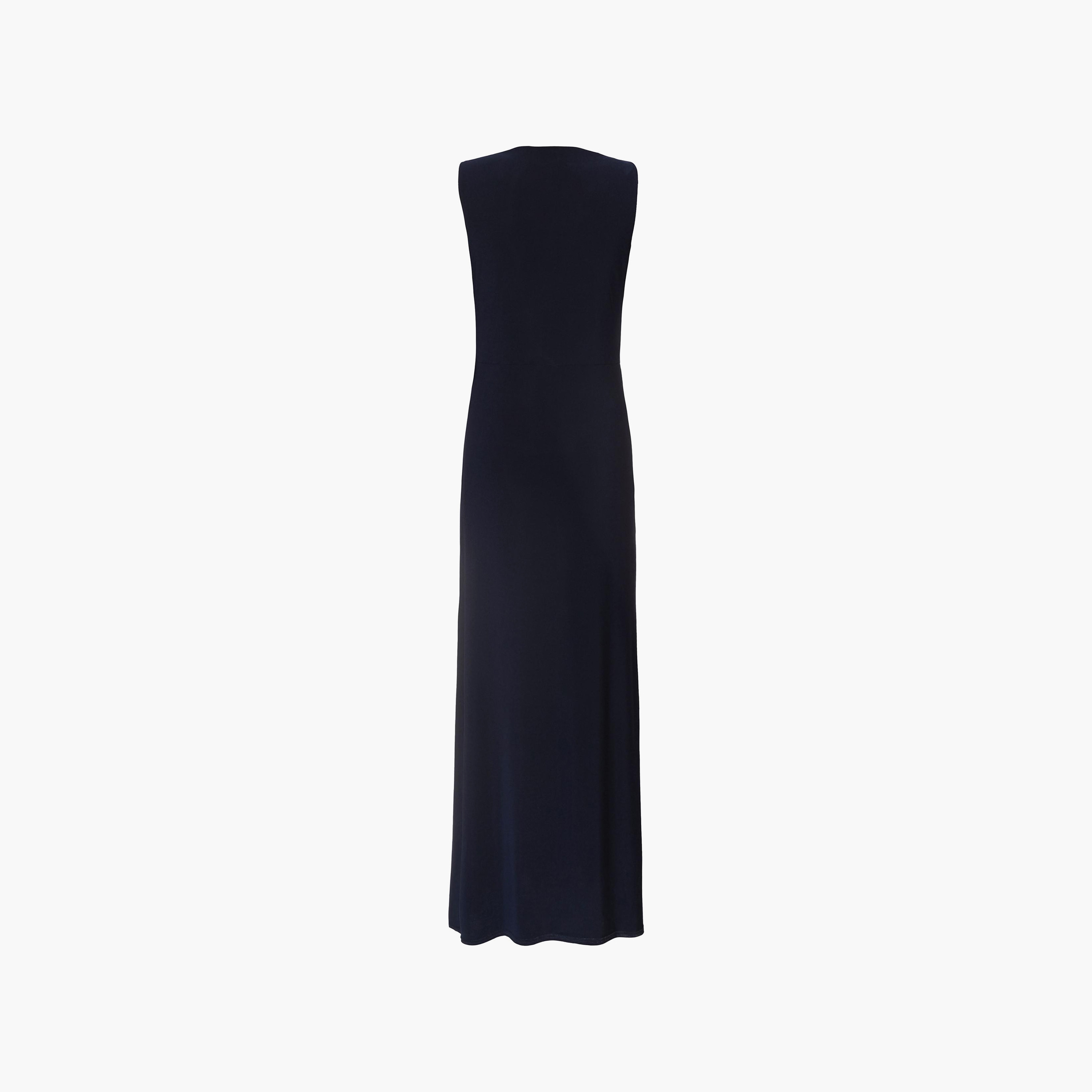 Quiz Draped ITY Wrap Blue Women's Maxi Dress-women-clothing-dresses-image-6