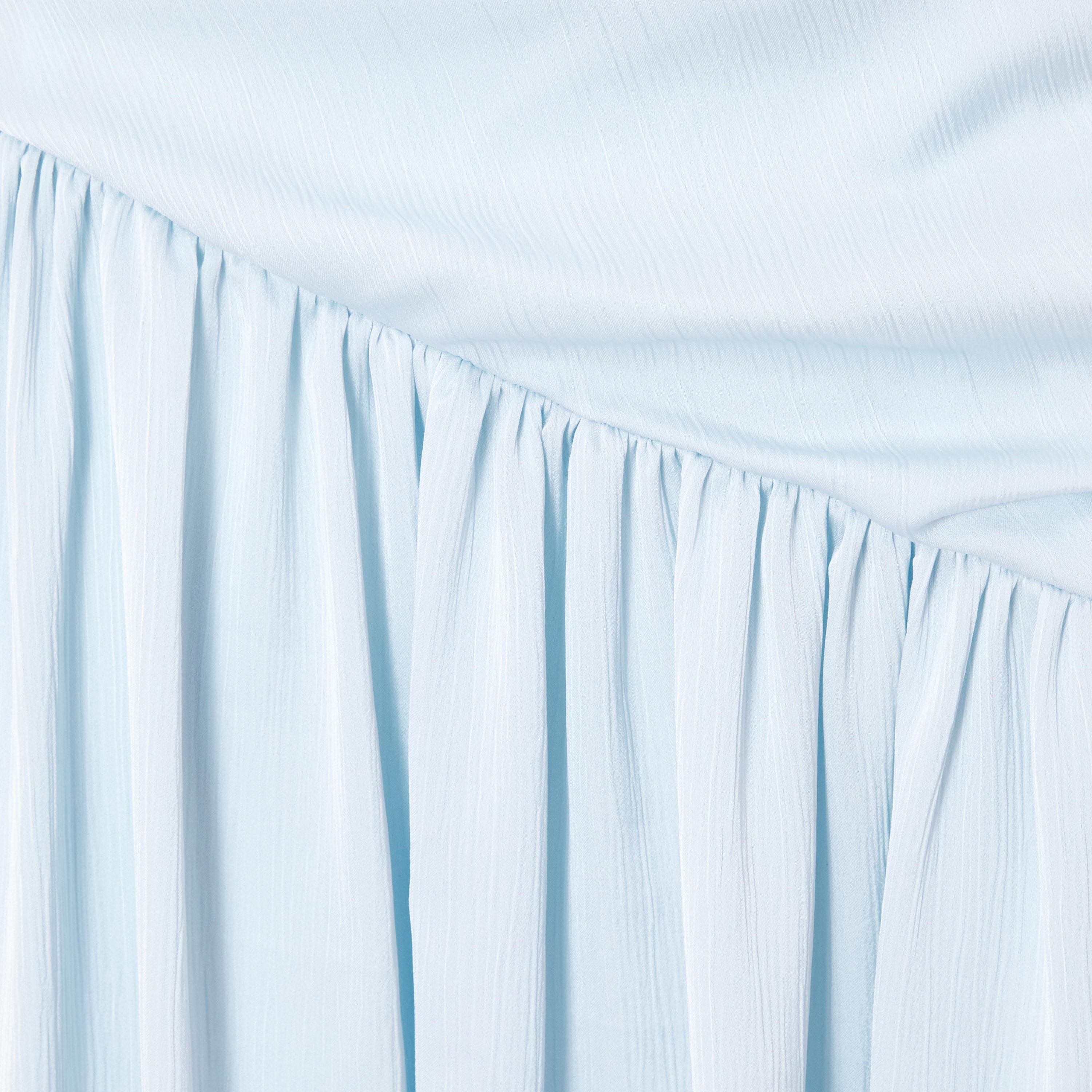 فستان نسائي بكتف واحد من الساتان المكسر - أزرق فاتح من كويز-women-clothing-dresses-image-4