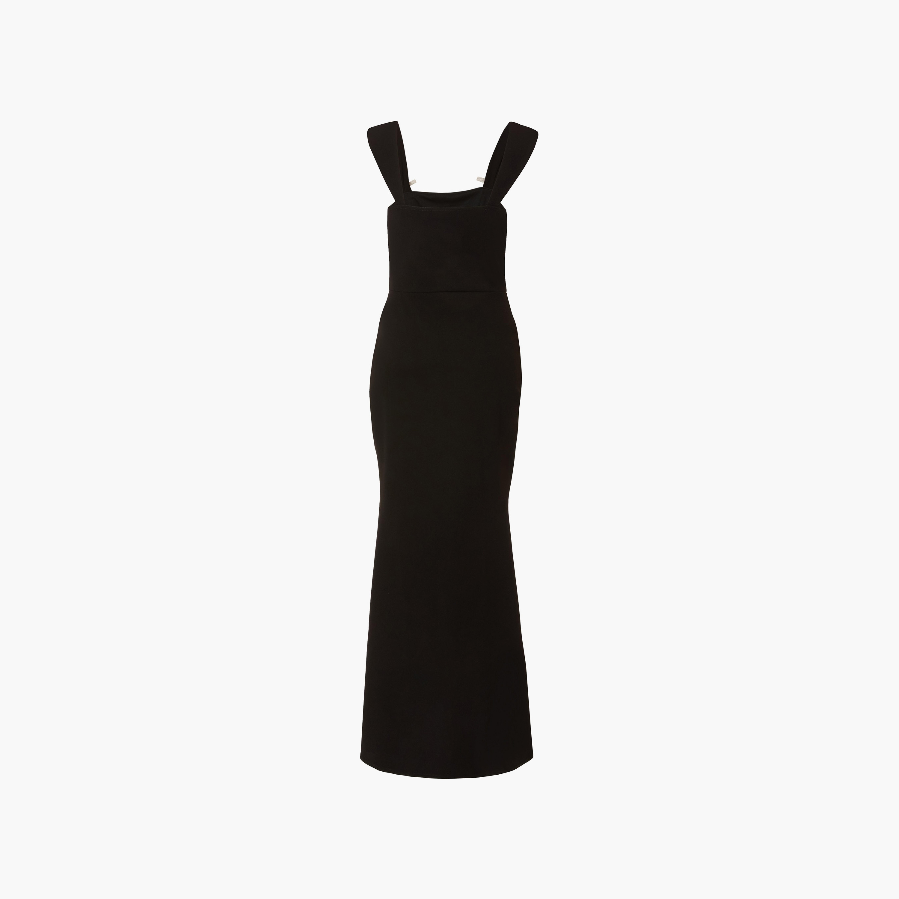 فستان سهرة ماكسي نسائي برقبة مربعة أسود من Quiz-women-clothing-dresses-image-6