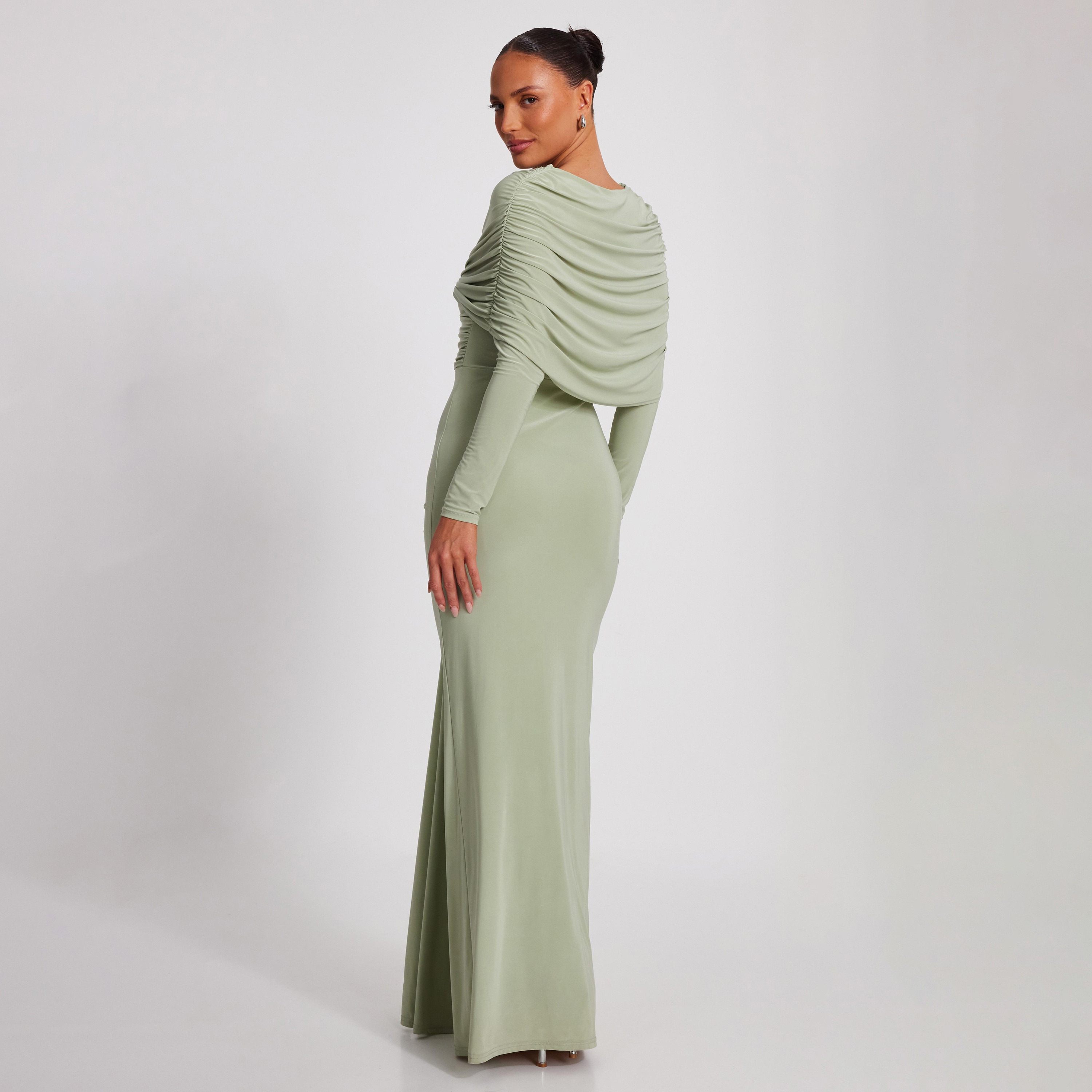 فستان سهرة ماكسي أخضر إتي للنساء من كويز-women-clothing-dresses-image-3