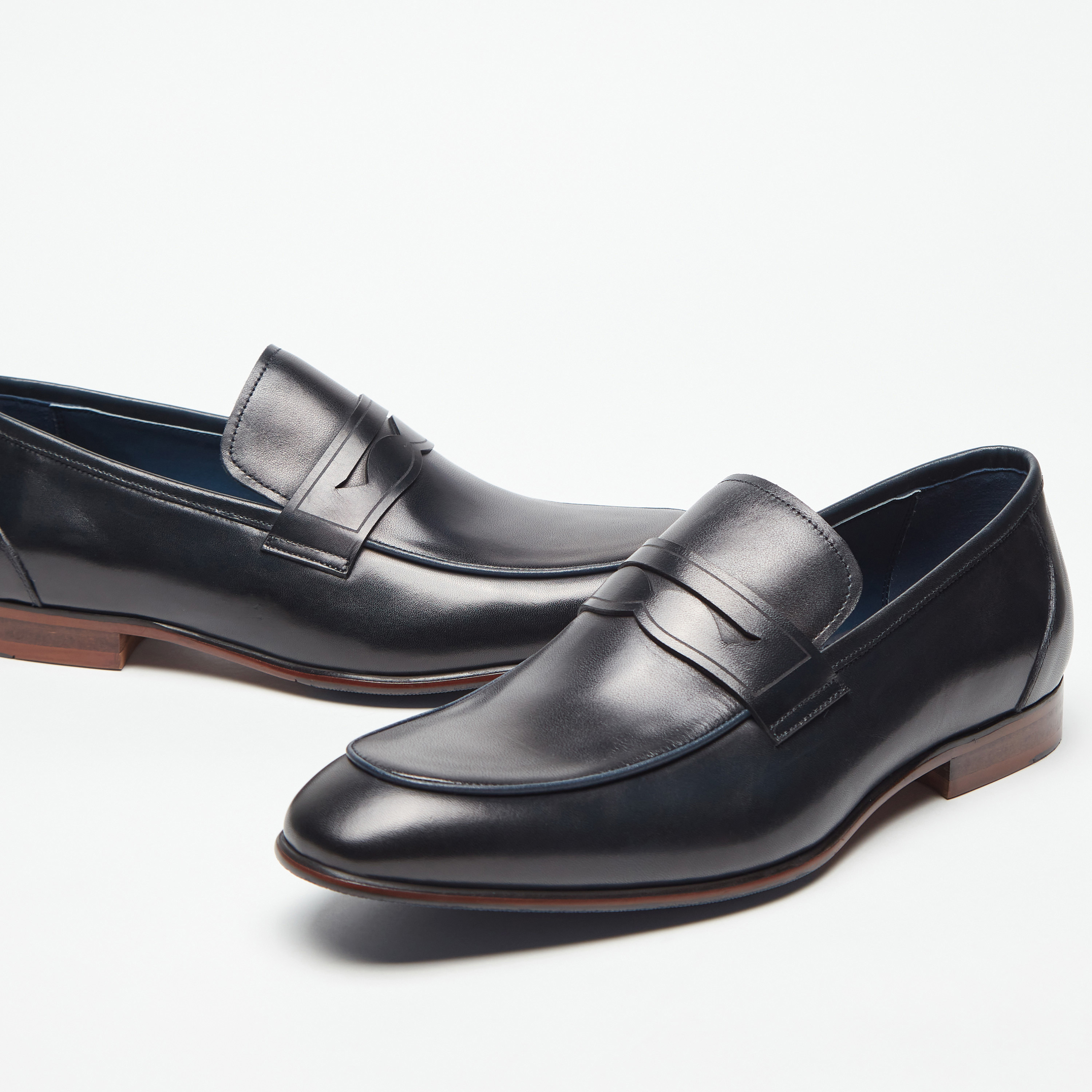 Shop Duchini Men's Slip-On Penny Loafers Online | Centrepoint UAE