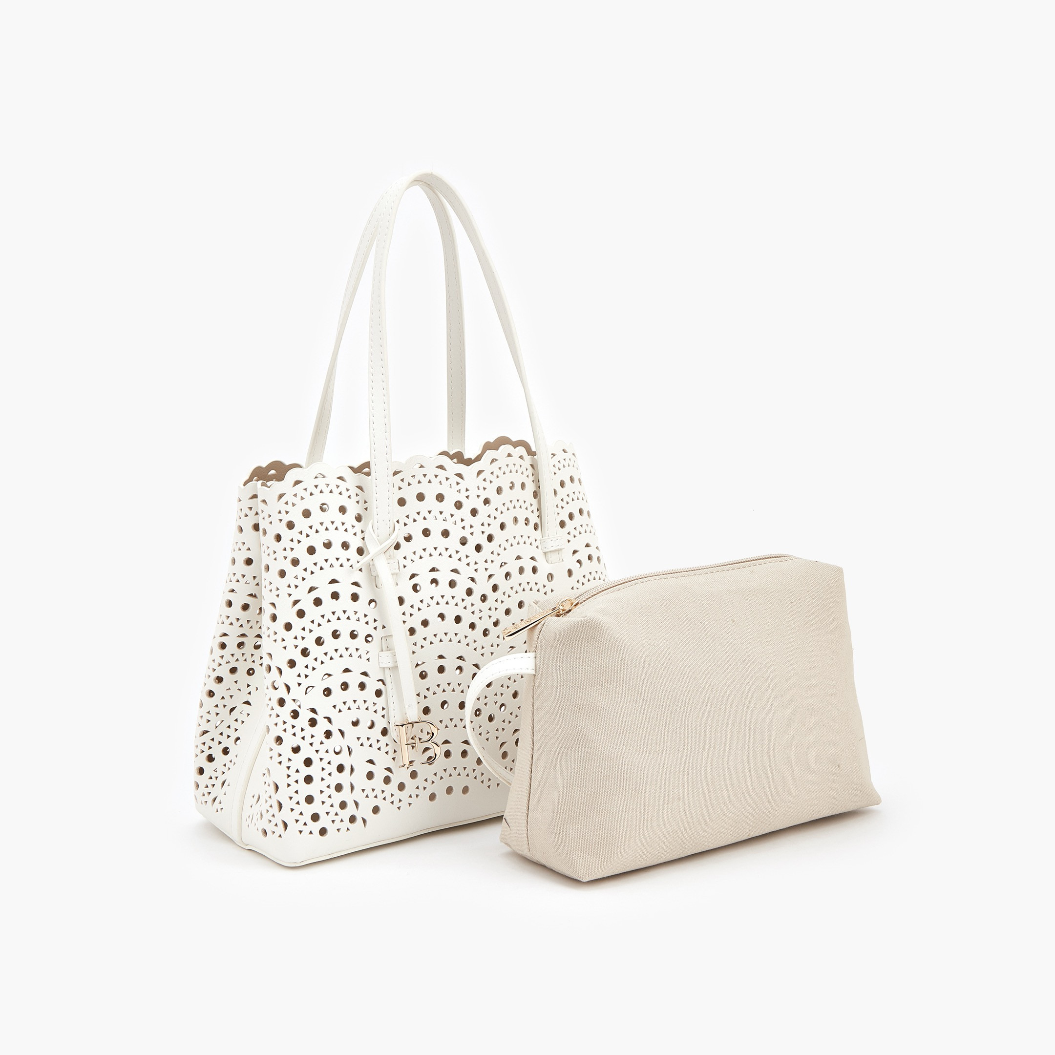 طقم شنطة توتي مفرّغة مع شنطة صغيرة من فلورا بيلا-women-bagsandwallets-handbags-image-2