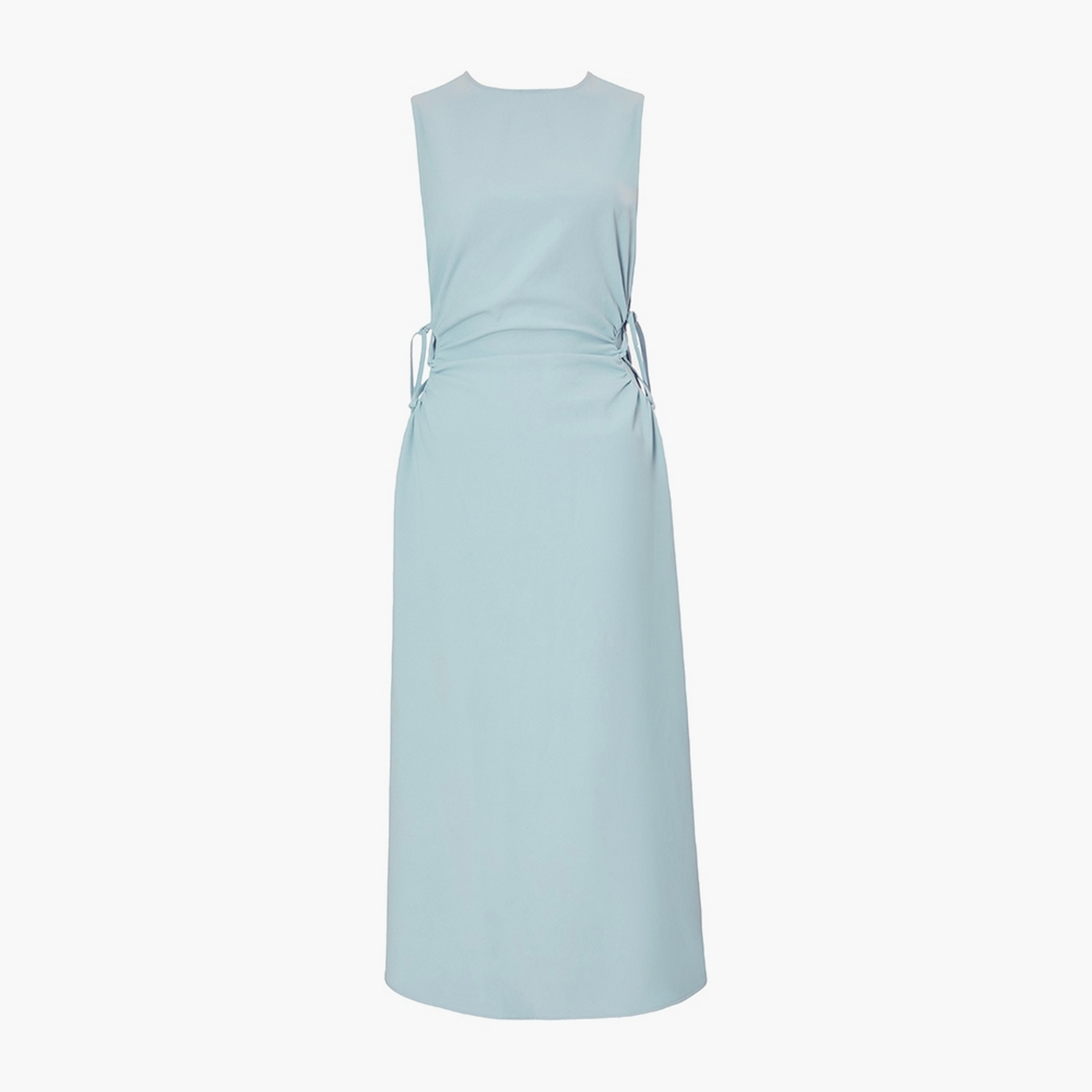 فستان ميدي نسائي أزرق منسوج من كويز.-women-clothing-dresses-image-4